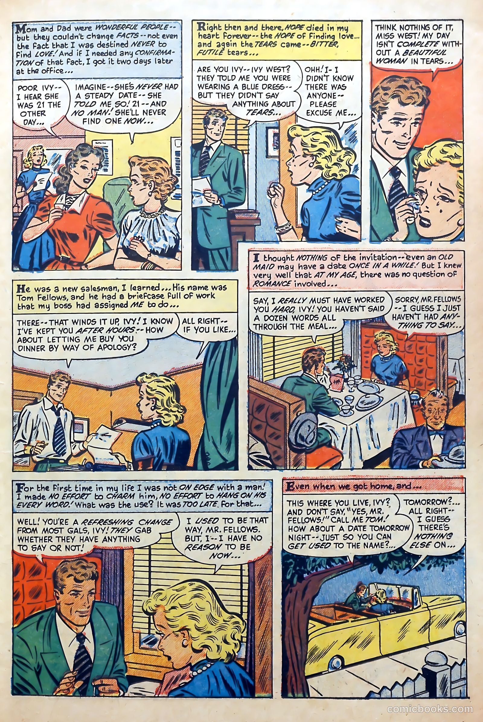 First Love Illustrated #34 (1955) — page 15 of 36