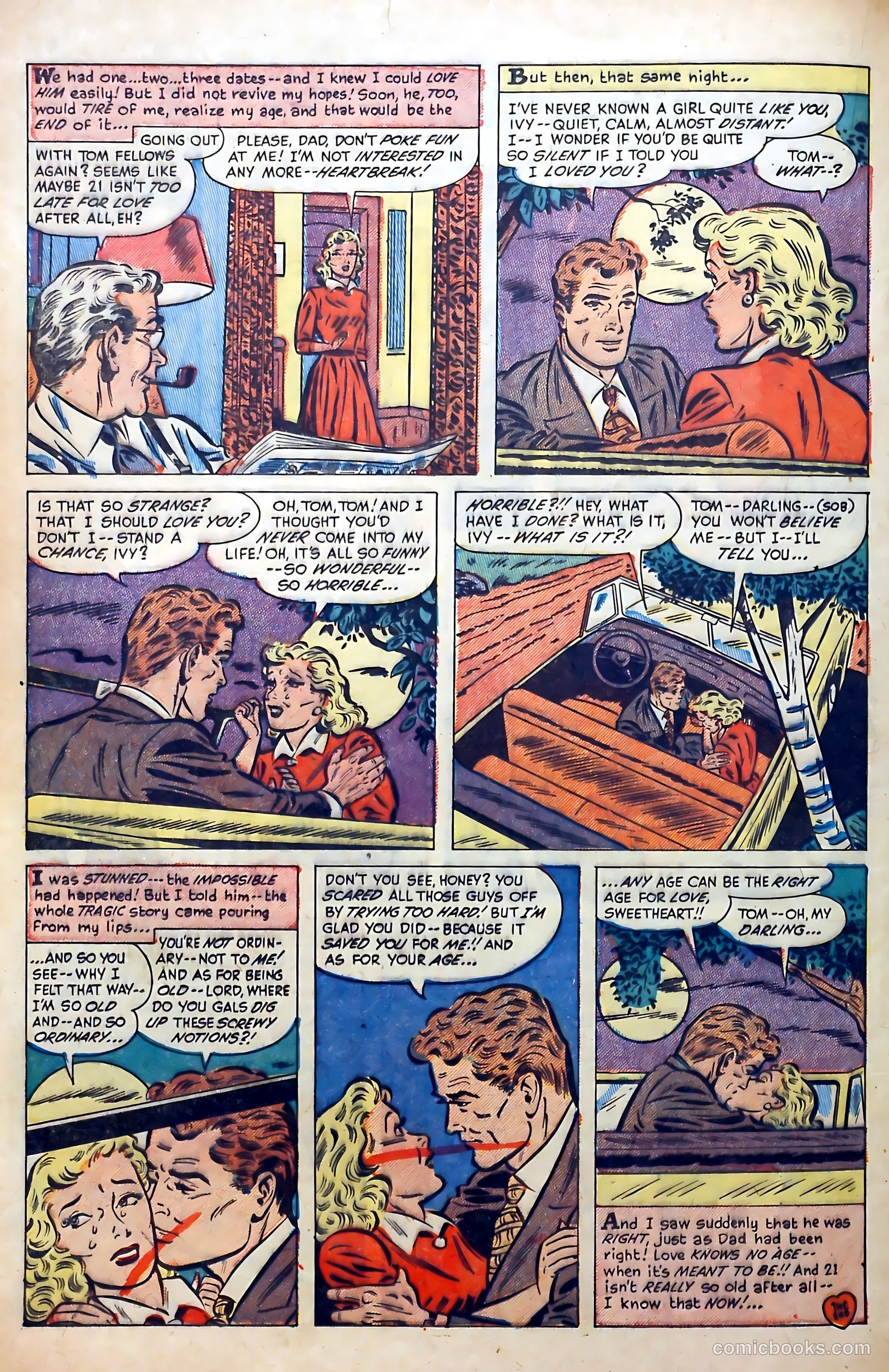 First Love Illustrated #34 (1955) — page 16 of 36