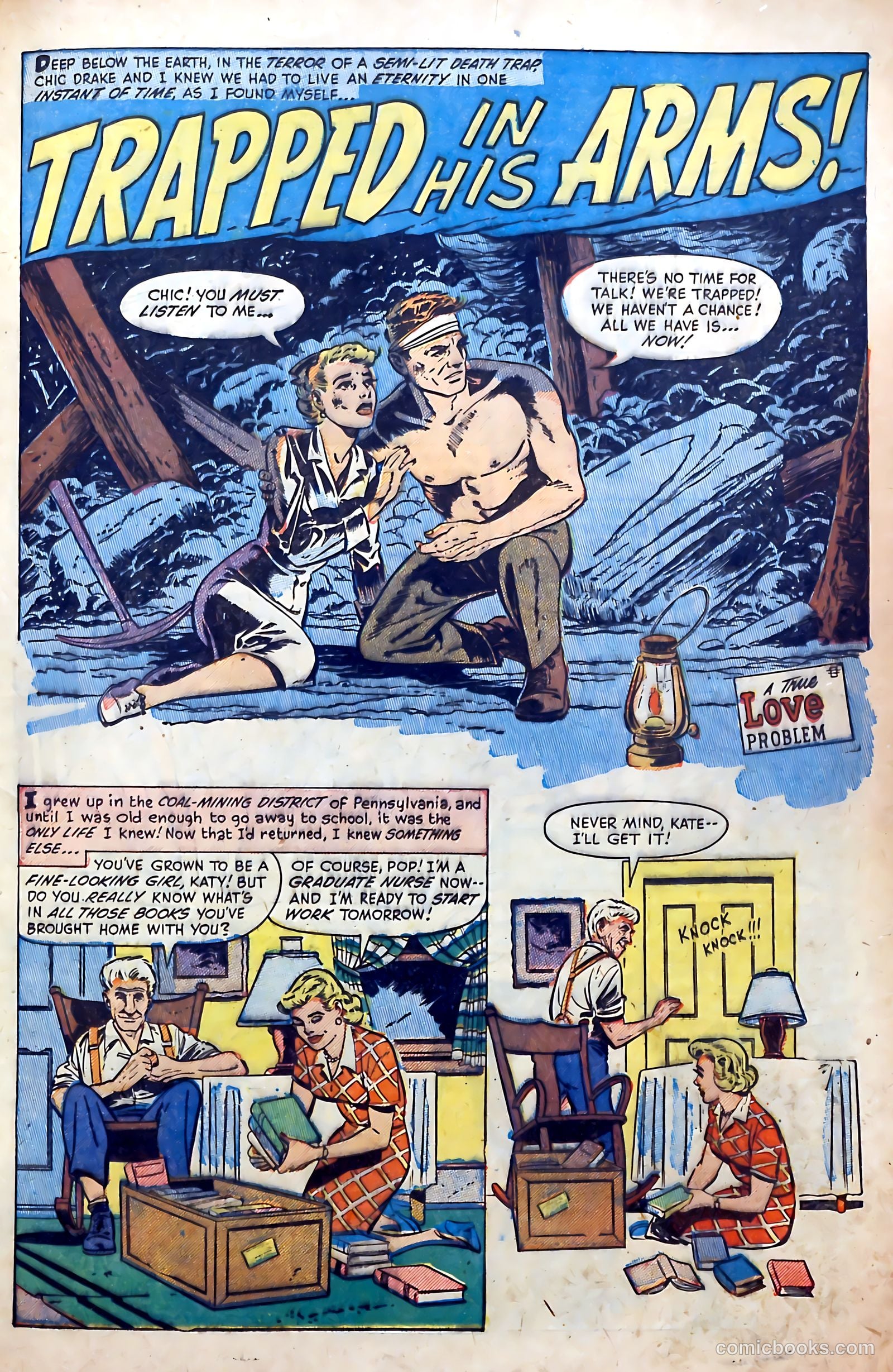First Love Illustrated #34 (1955) — page 21 of 36