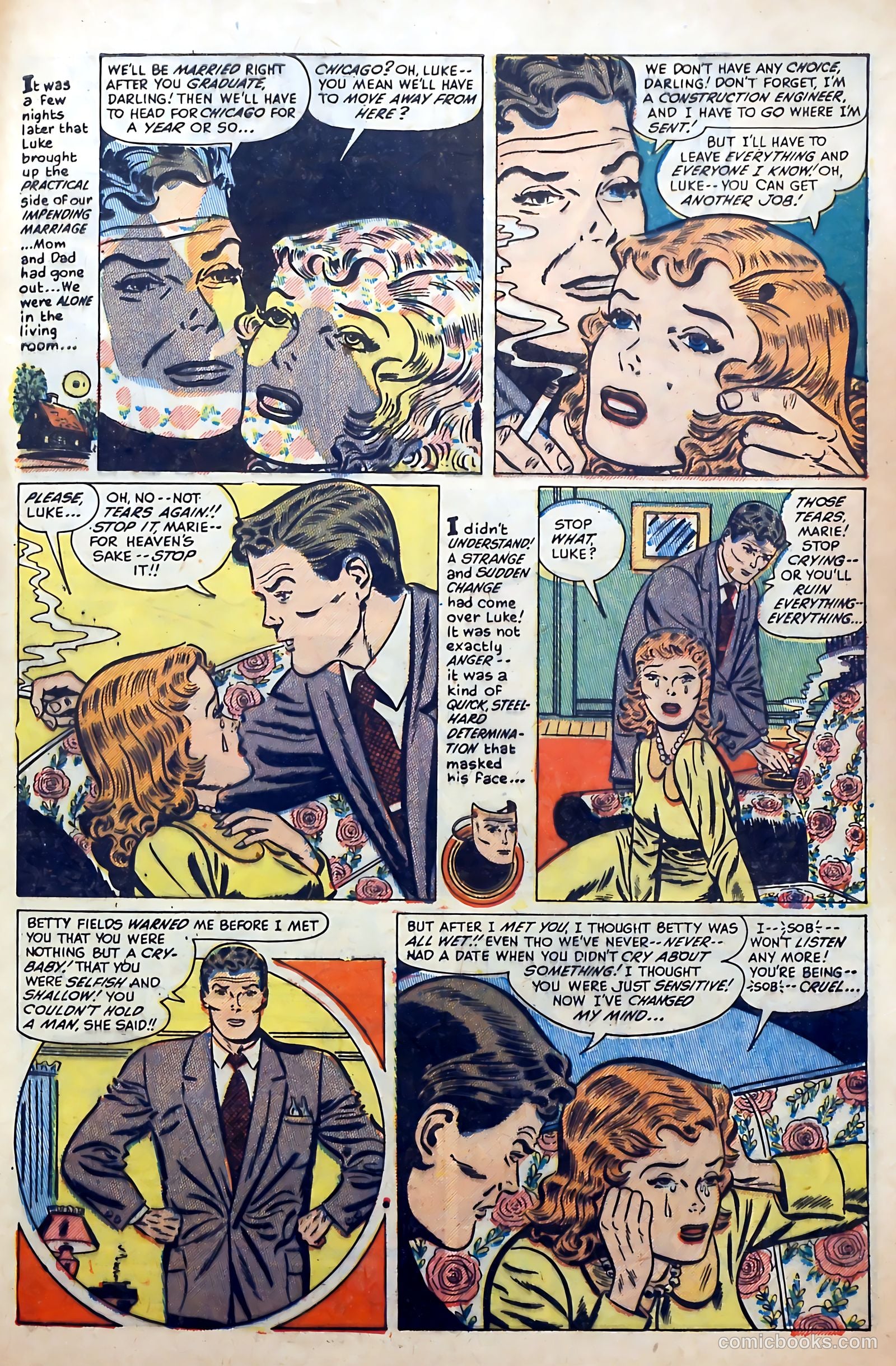 First Love Illustrated #34 (1955) — page 29 of 36