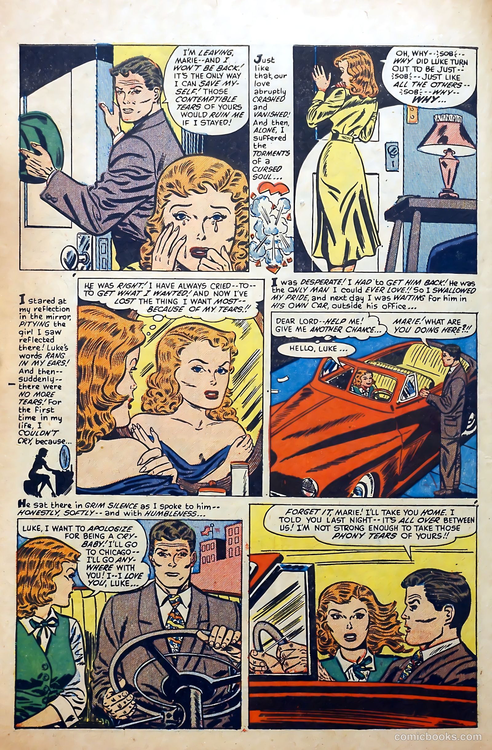 First Love Illustrated #34 (1955) — page 30 of 36