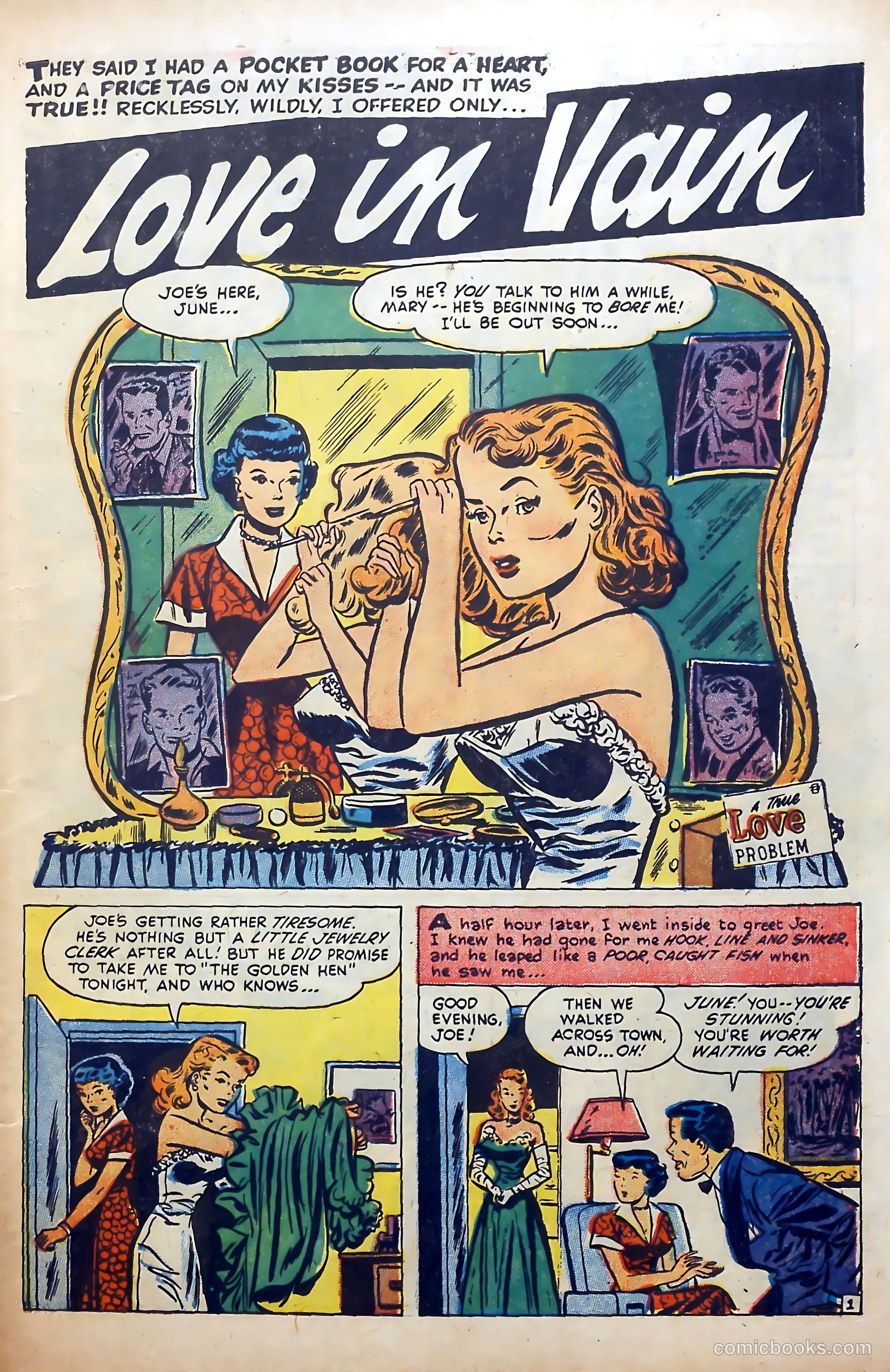 Love Illustrated #35 (1955) — page 5 of 36