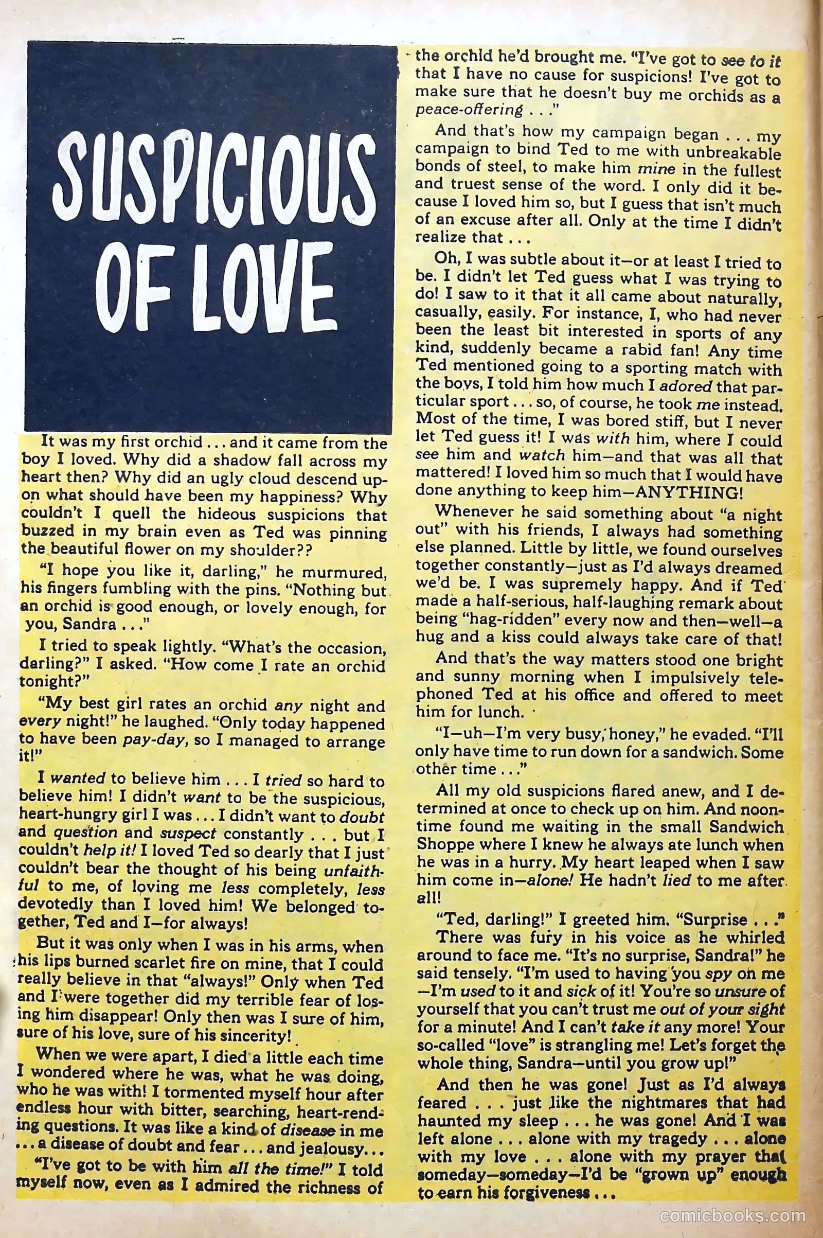 Love Illustrated #35 (1955) — page 32 of 36