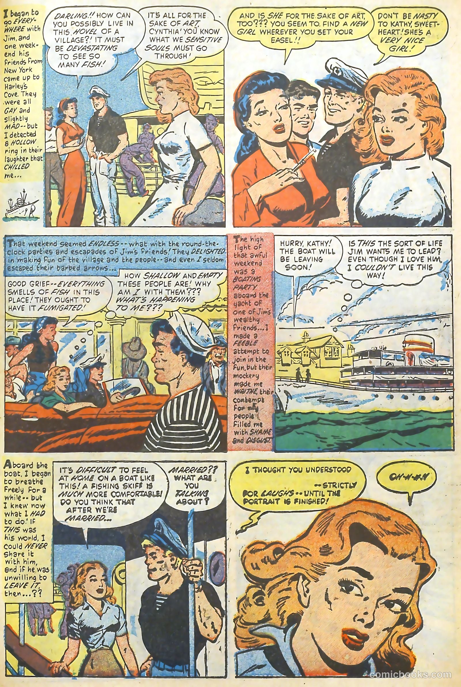 Love Illustrated #36 (1955) — page 32 of 37