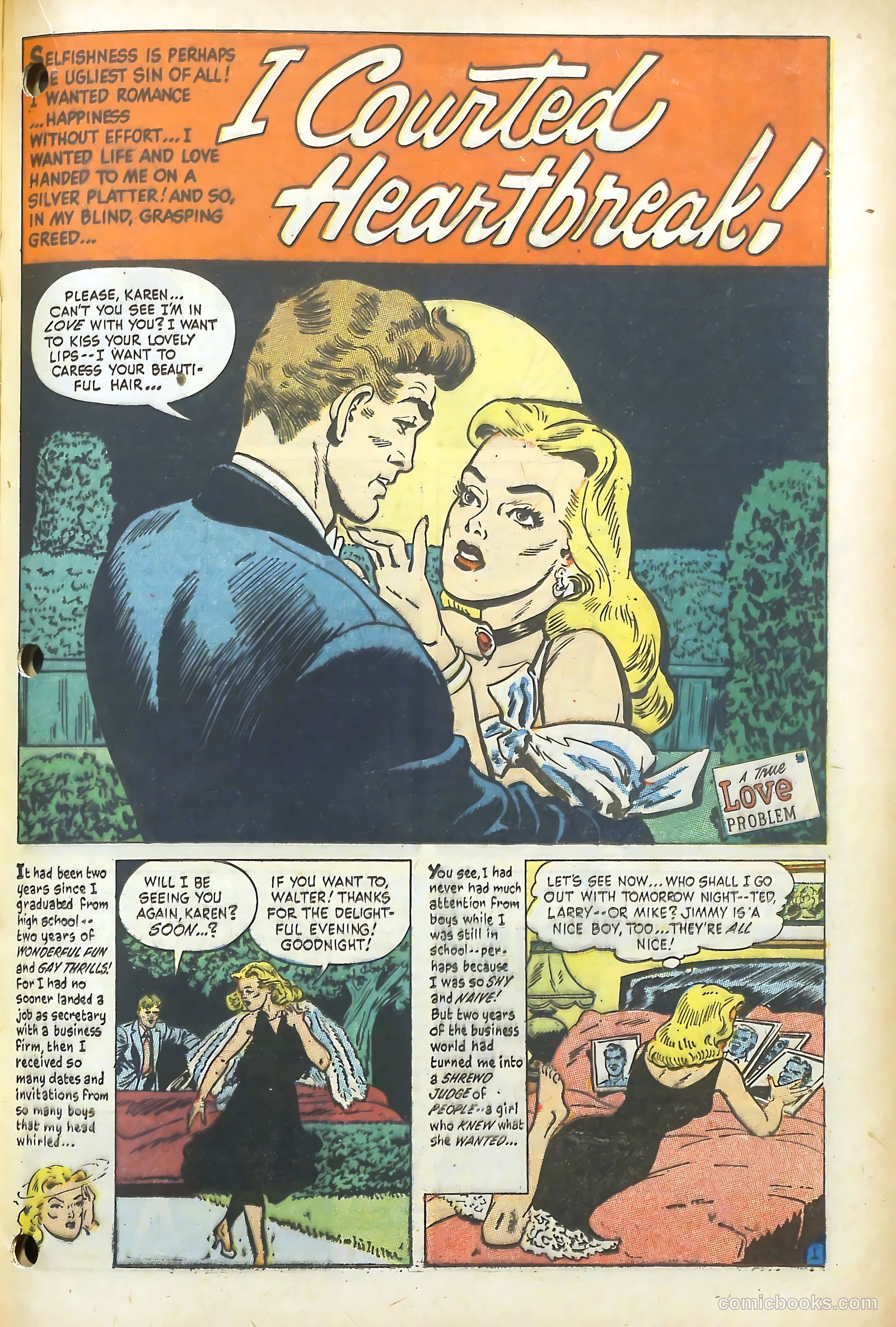 Love Illustrated #37 (1956) — page 22 of 37