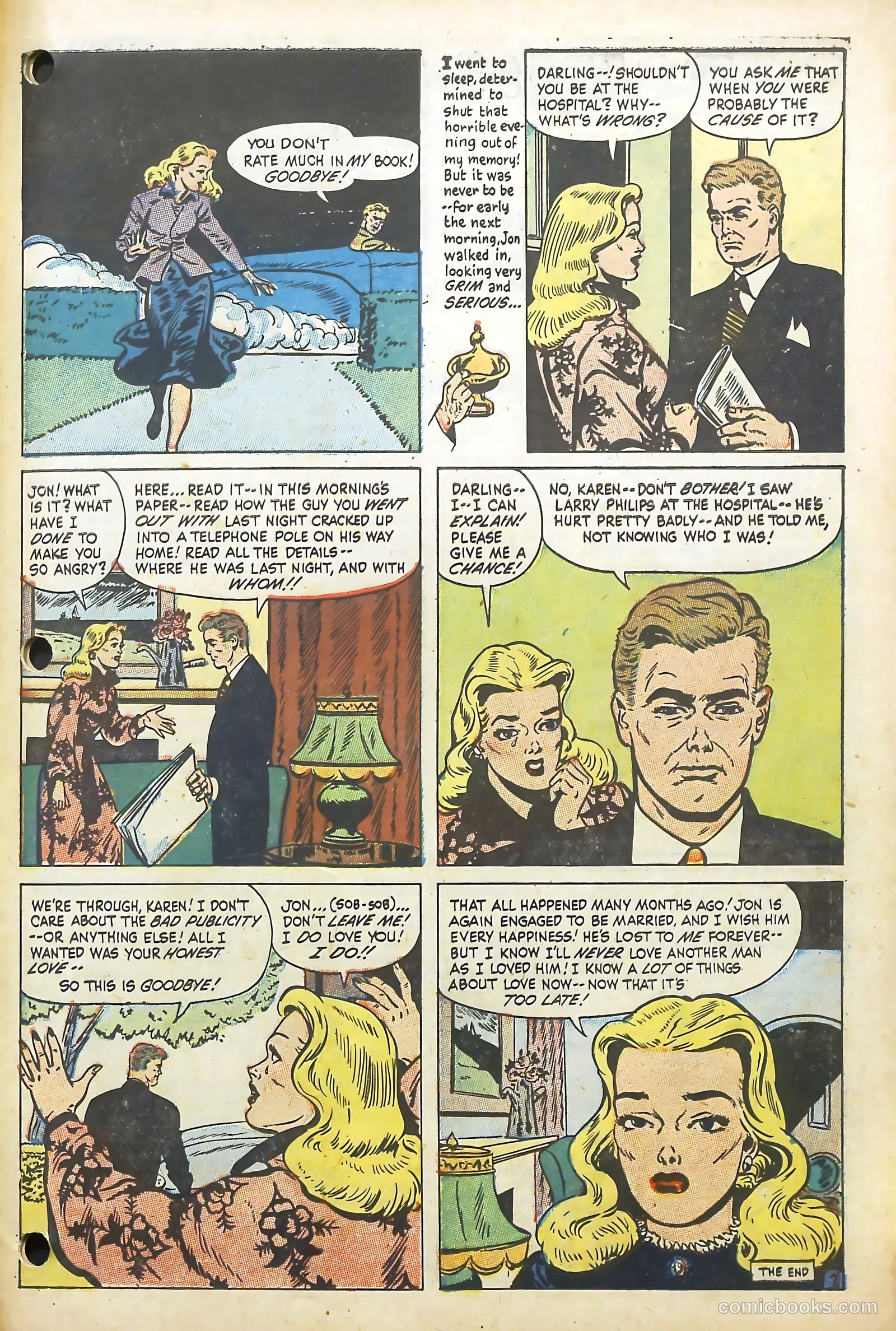 Love Illustrated #37 (1956) — page 28 of 37