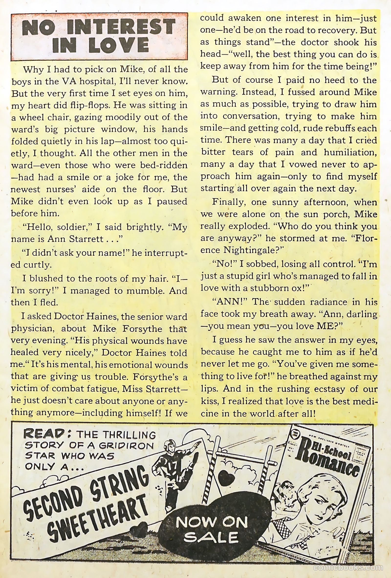 Love Illustrated #39 (1956) — page 13 of 38