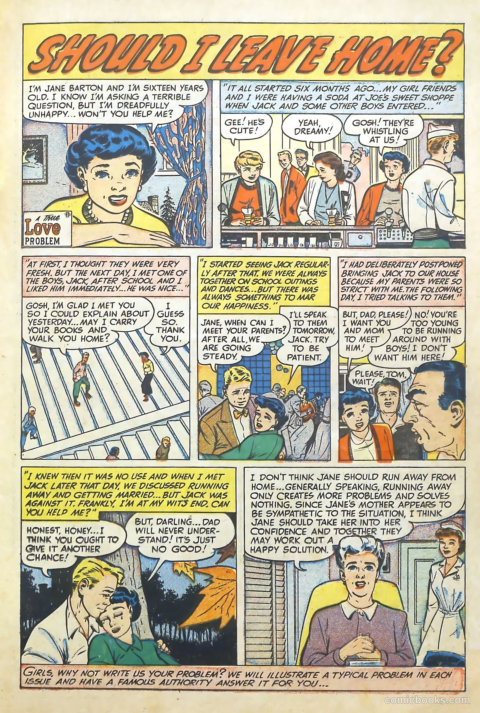 Love Illustrated #4 (1949) — page 19 of 36