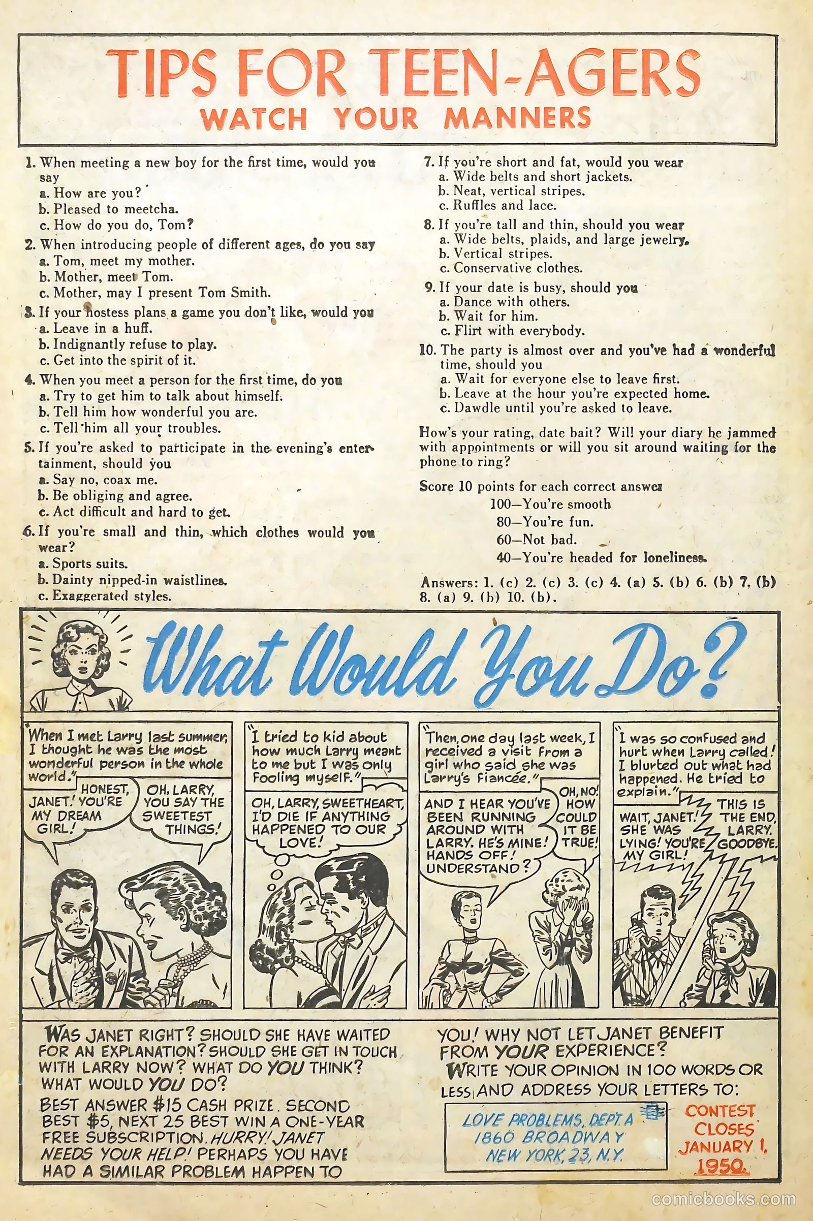 Love Illustrated #4 (1949) — page 20 of 36