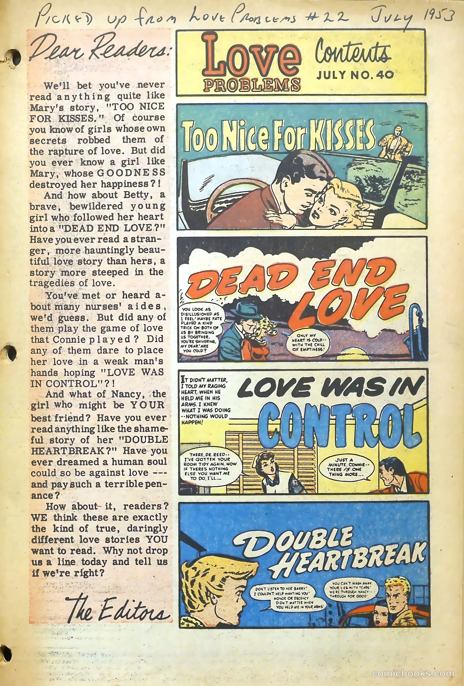 Love Illustrated #40 (1956) — page 4 of 37