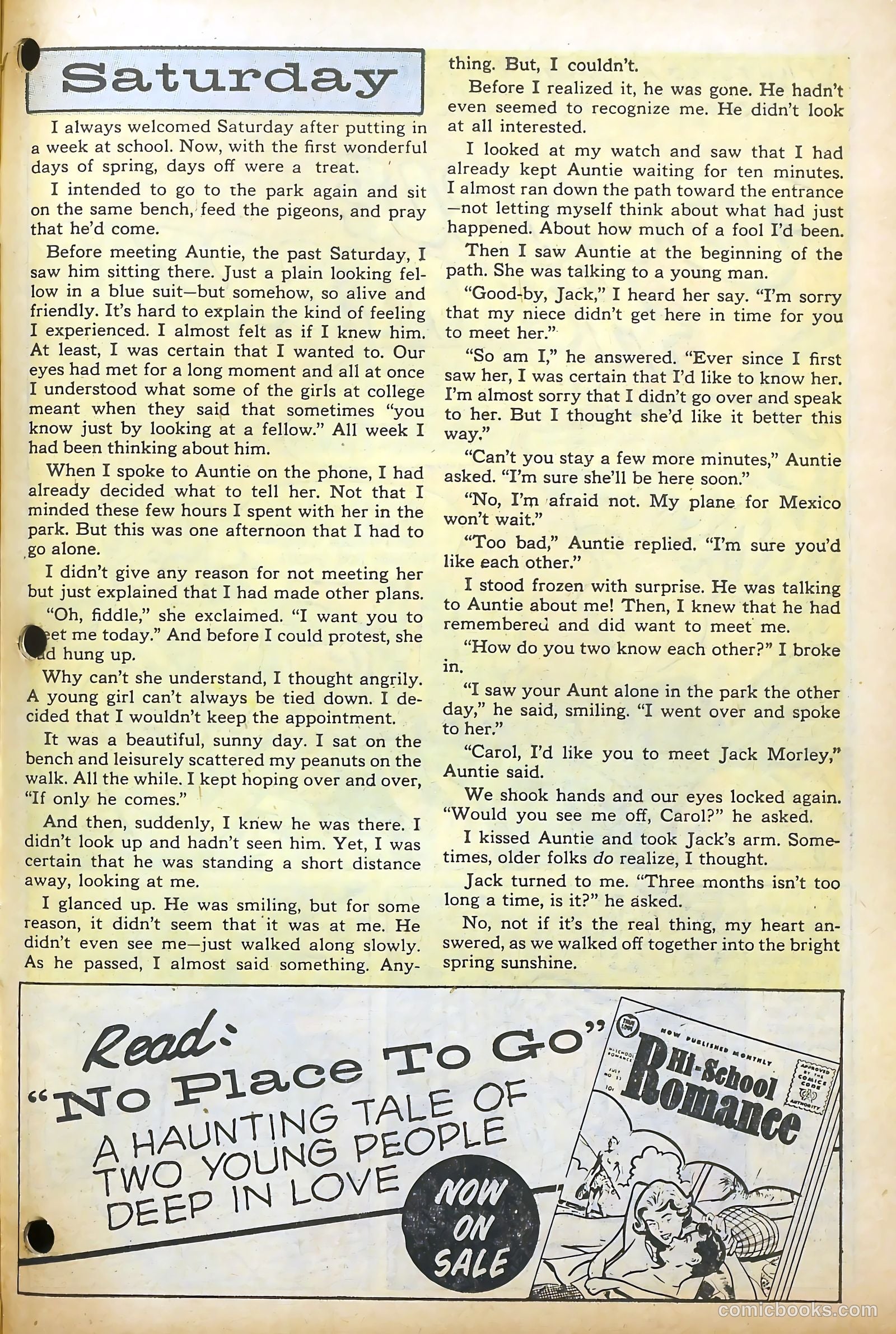 Love Illustrated #40 (1956) — page 28 of 37