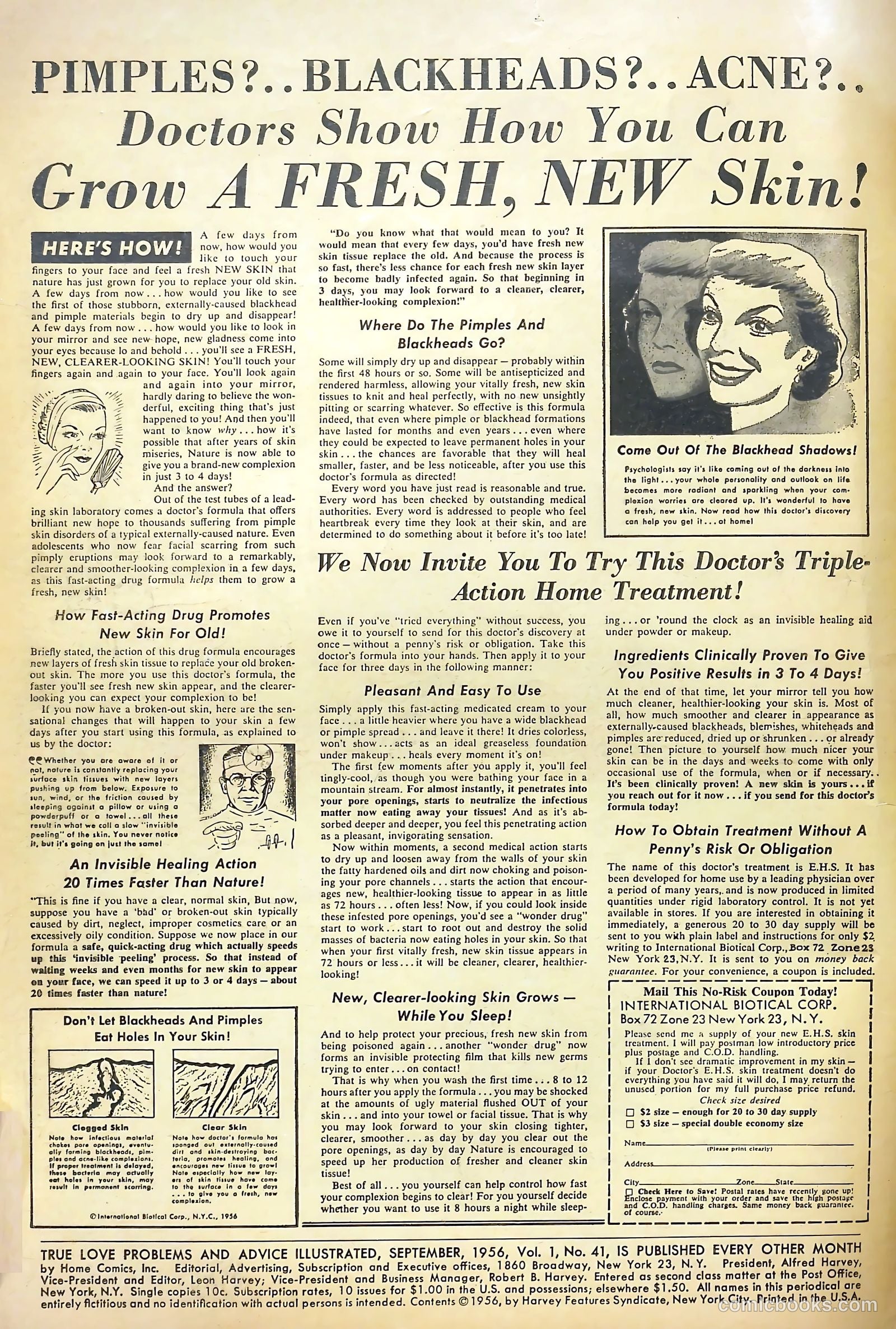 Love Illustrated #41 (1956) — page 2 of 36