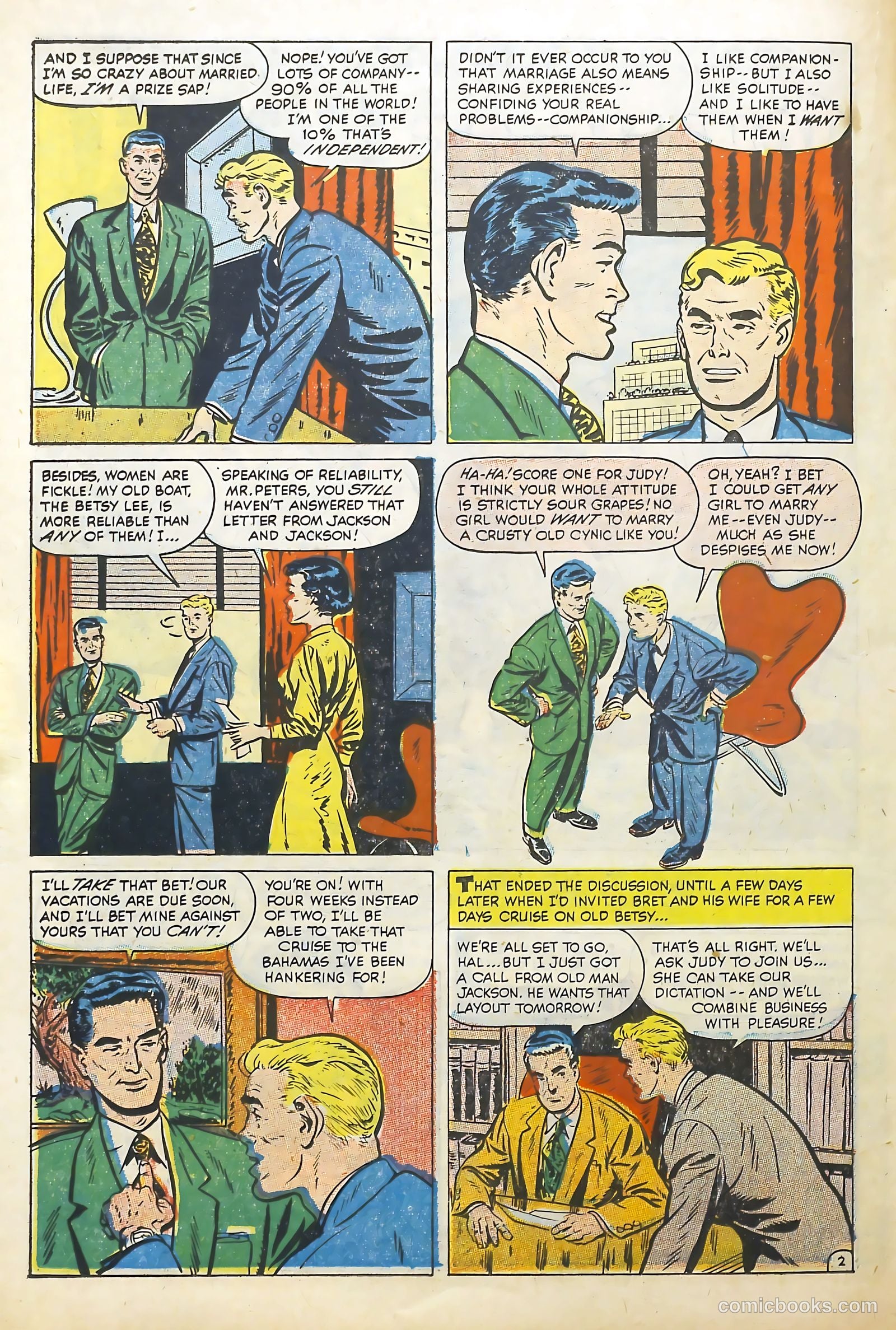 Love Illustrated #41 (1956) — page 22 of 36