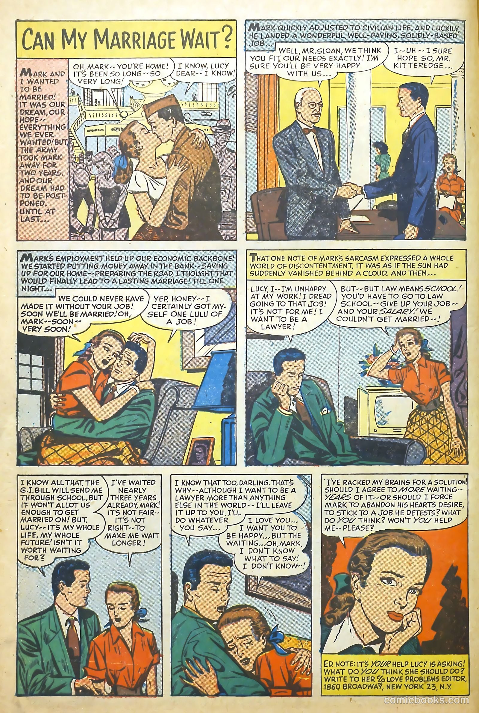 Love Illustrated #42 (1956) — page 11 of 37