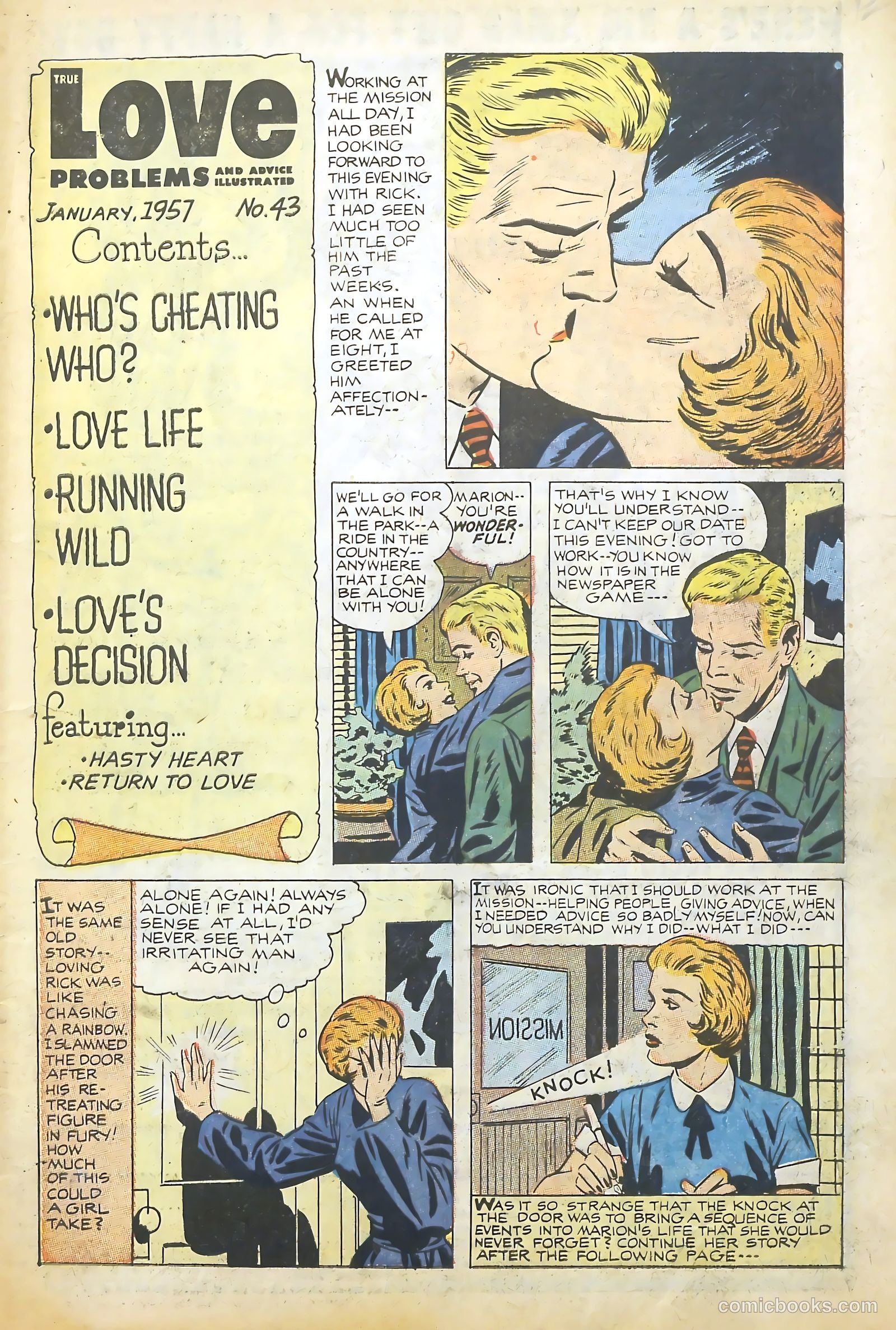 Love Illustrated #43 (1954) — page 3 of 37