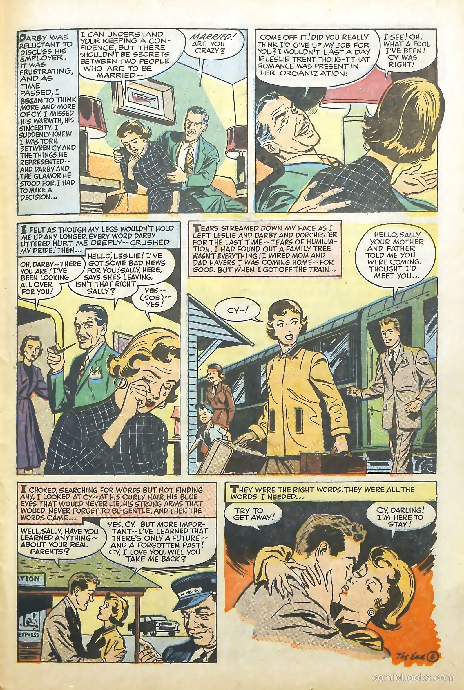 Love Illustrated #43 (1954) — page 25 of 37