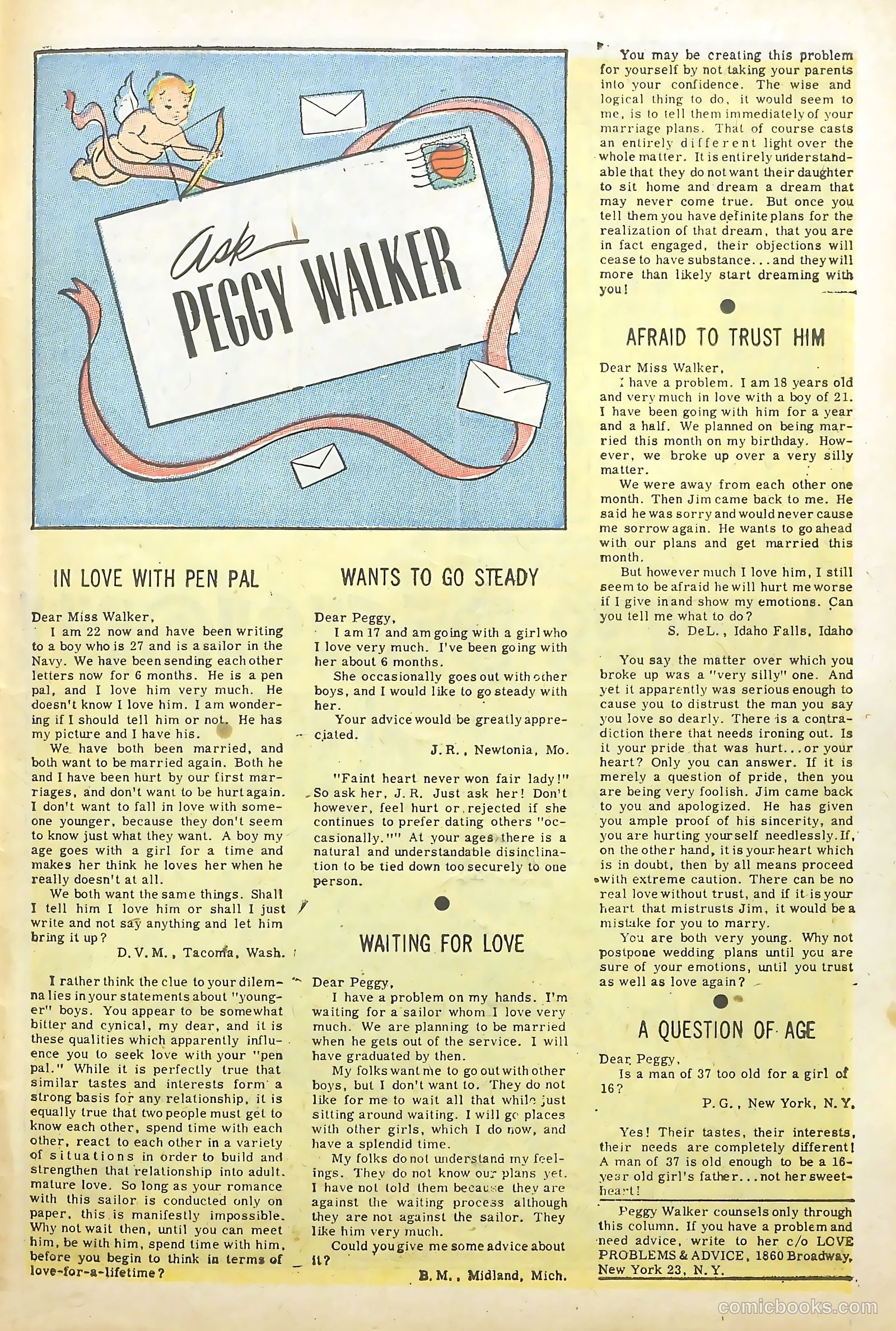 Love Illustrated #43 (1954) — page 27 of 37