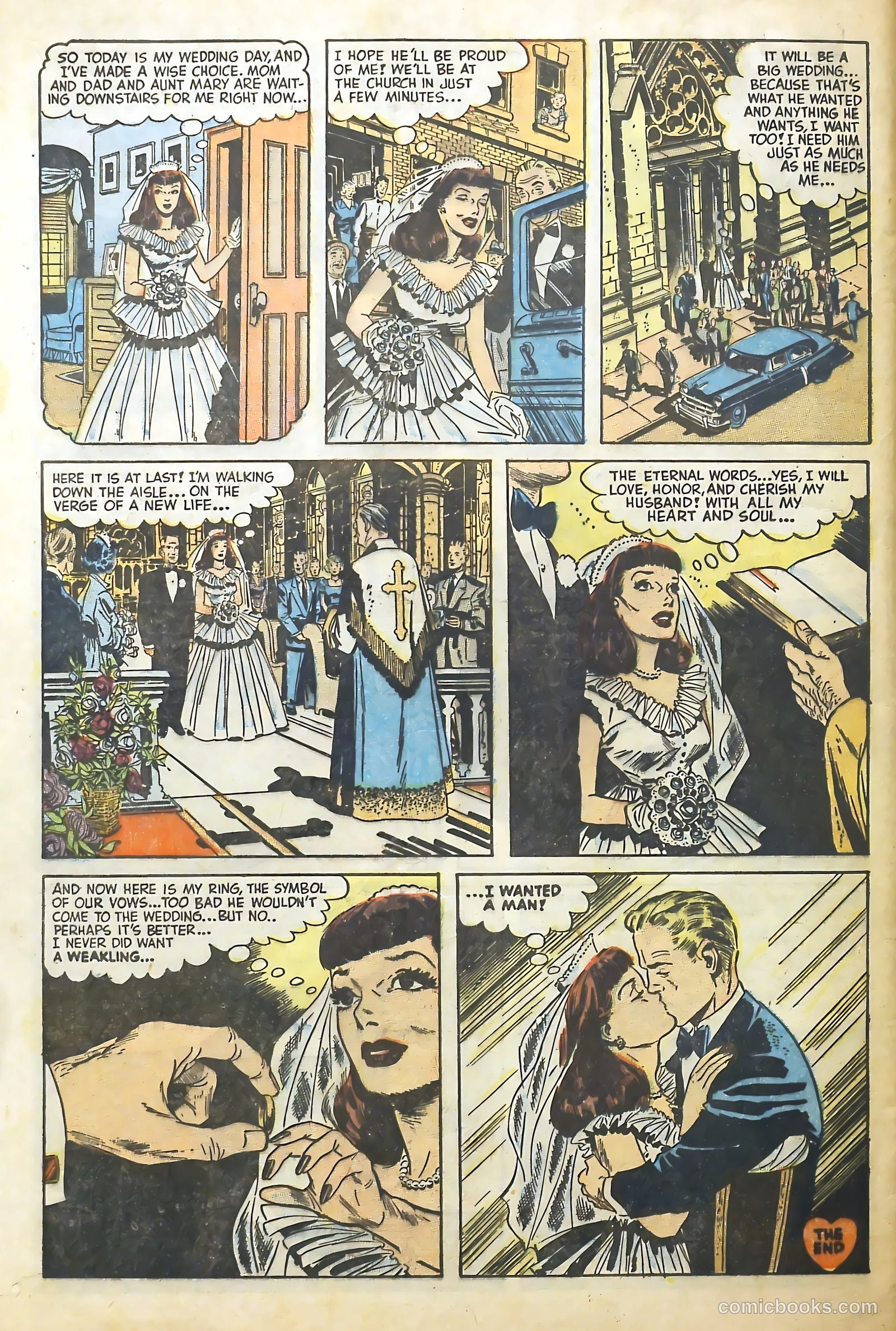 Love Illustrated #43 (1954) — page 32 of 37