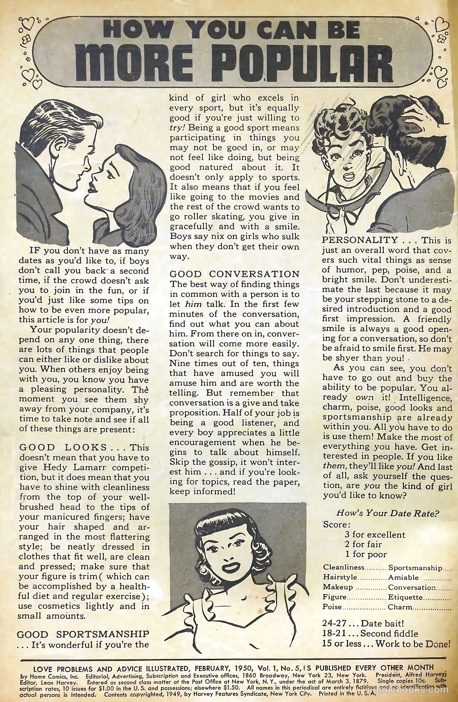 Love Illustrated #5 (1950) — page 2 of 36
