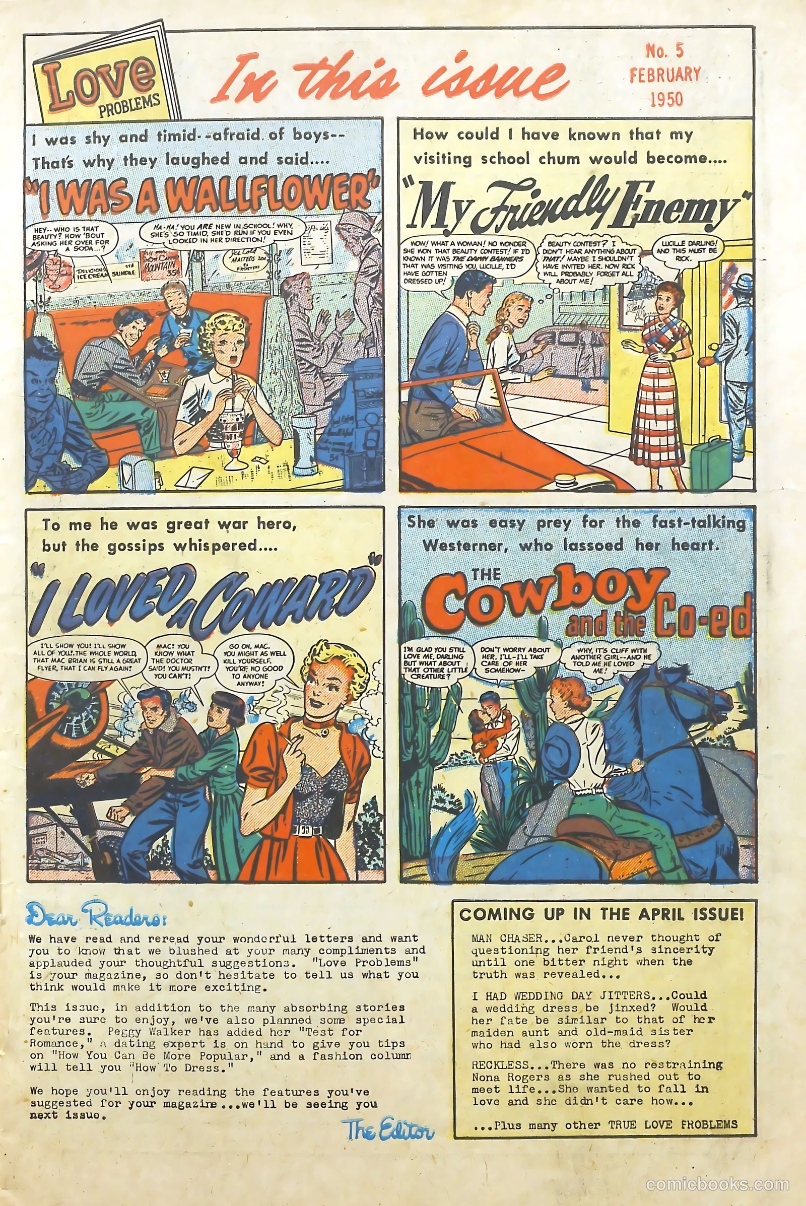 Love Illustrated #5 (1950) — page 3 of 36