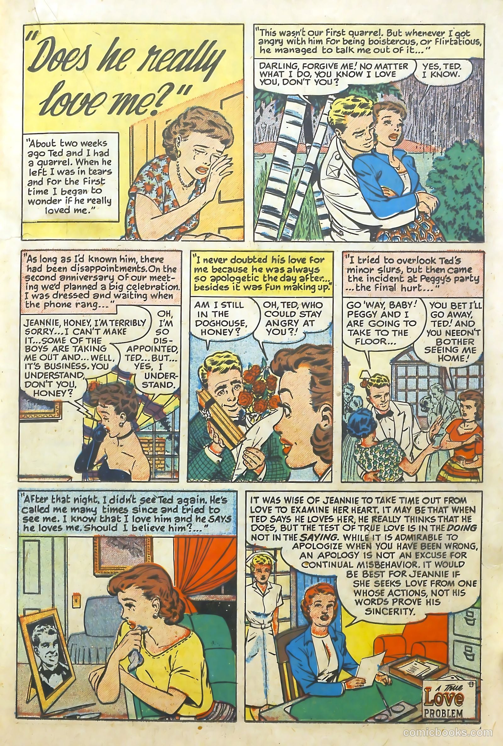 Love Illustrated #5 (1950) — page 19 of 36