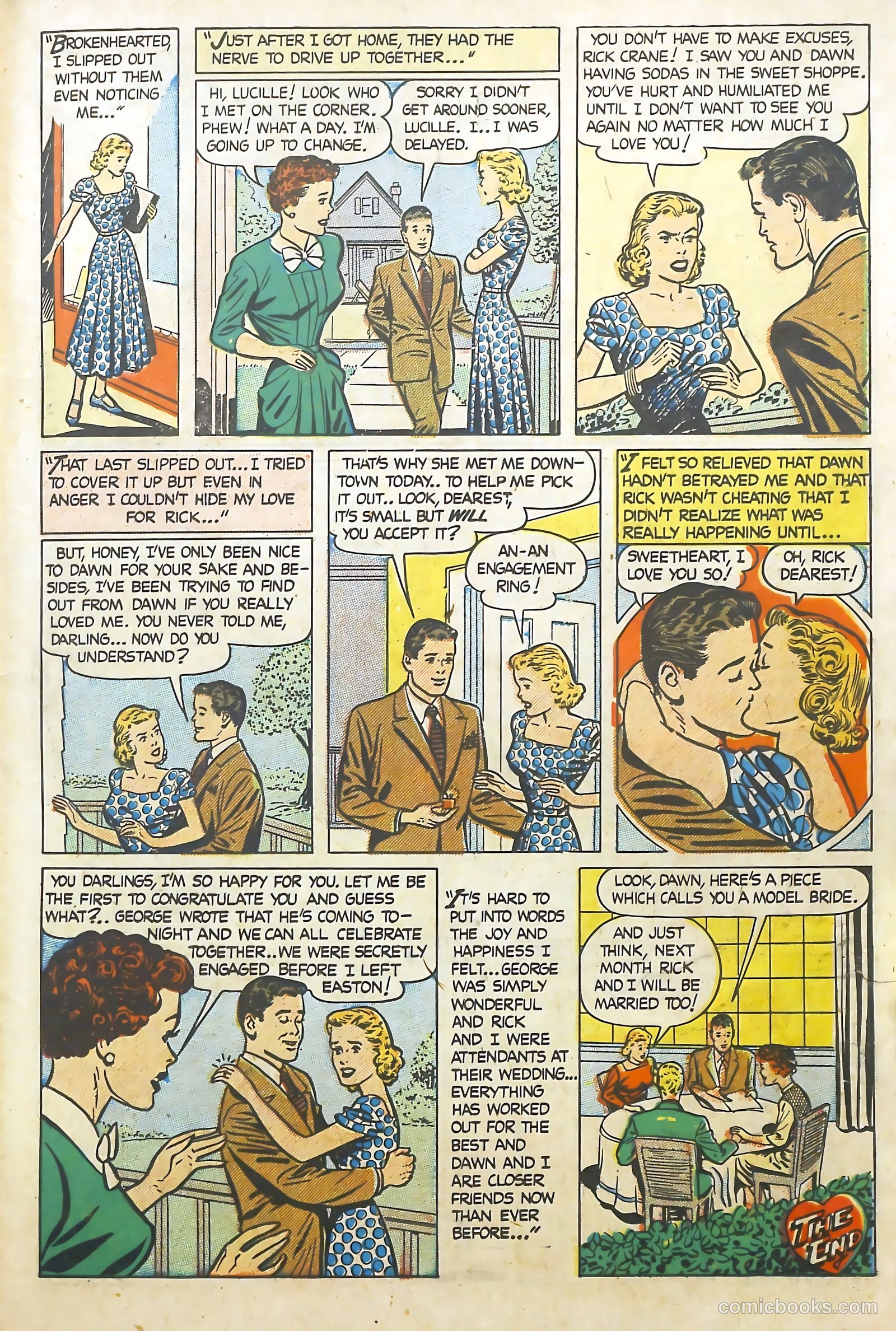 Love Illustrated #5 (1950) — page 31 of 36