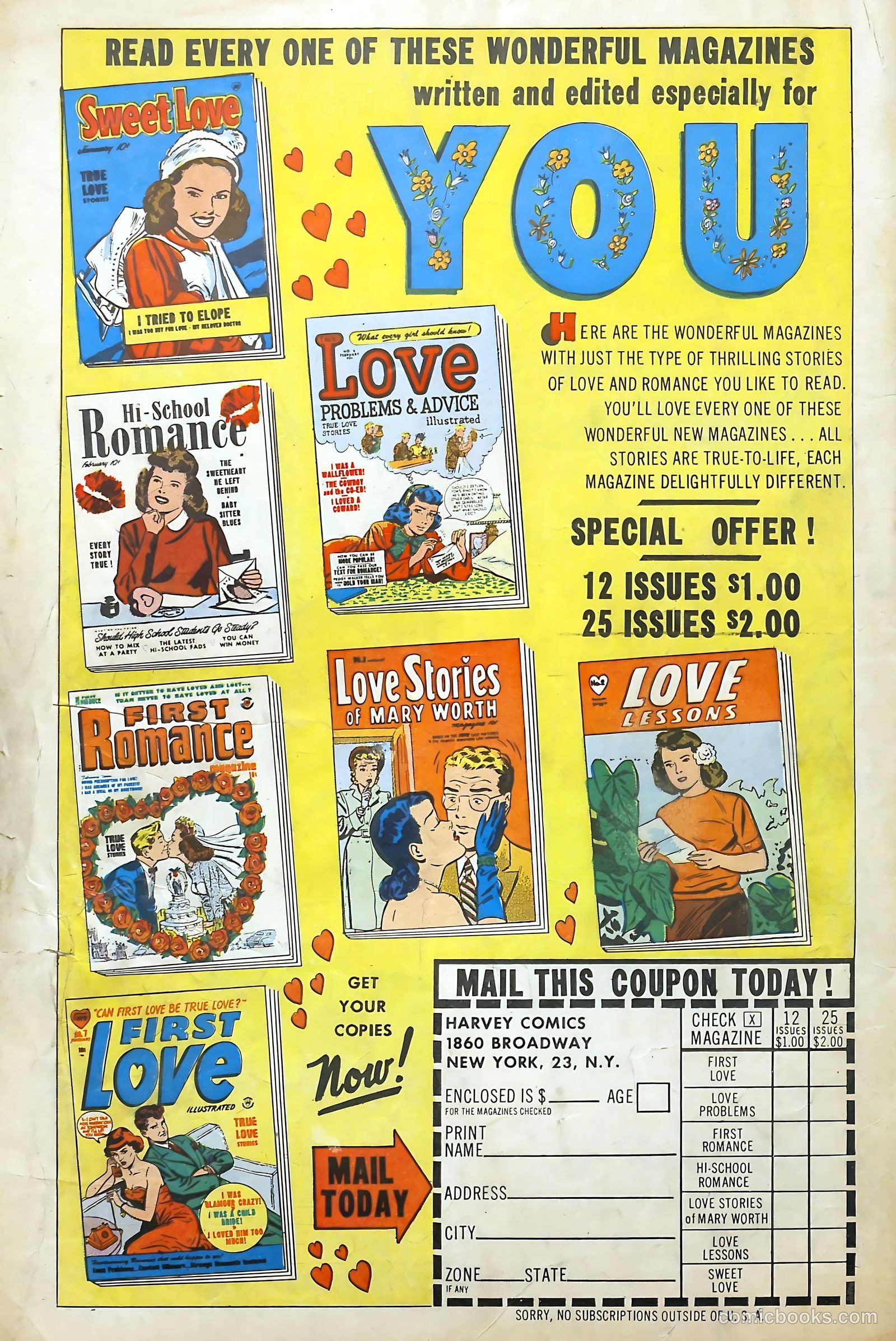 Love Illustrated #5 (1950) — page 36 of 36