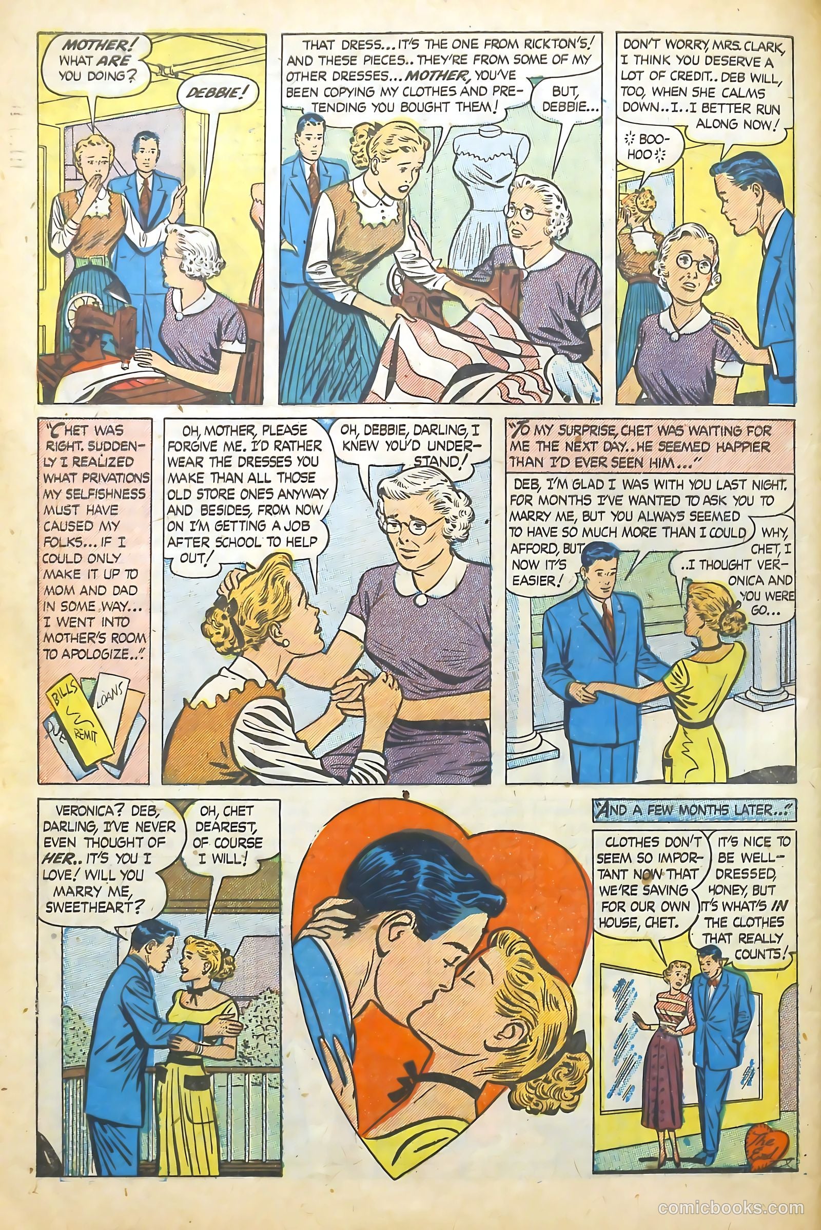 Love Illustrated #6 (1950) — page 32 of 36