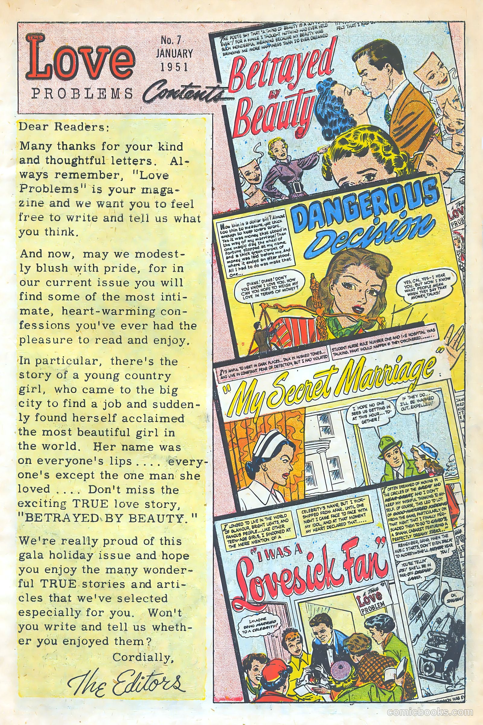 Love Illustrated #7 (1951) — page 3 of 36