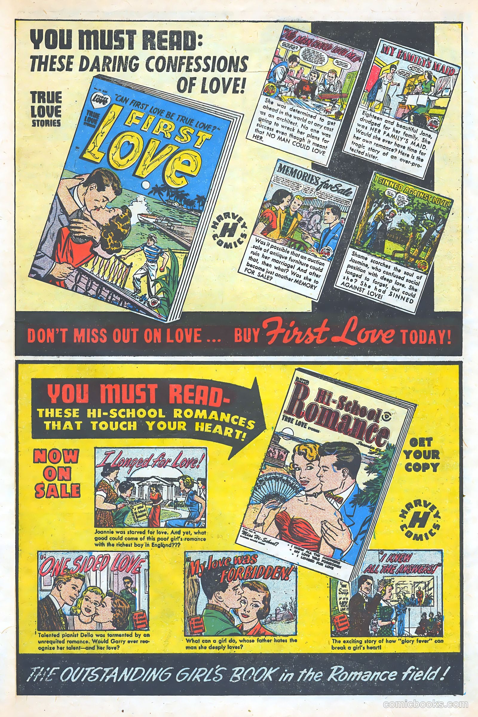 Love Illustrated #7 (1951) — page 33 of 36