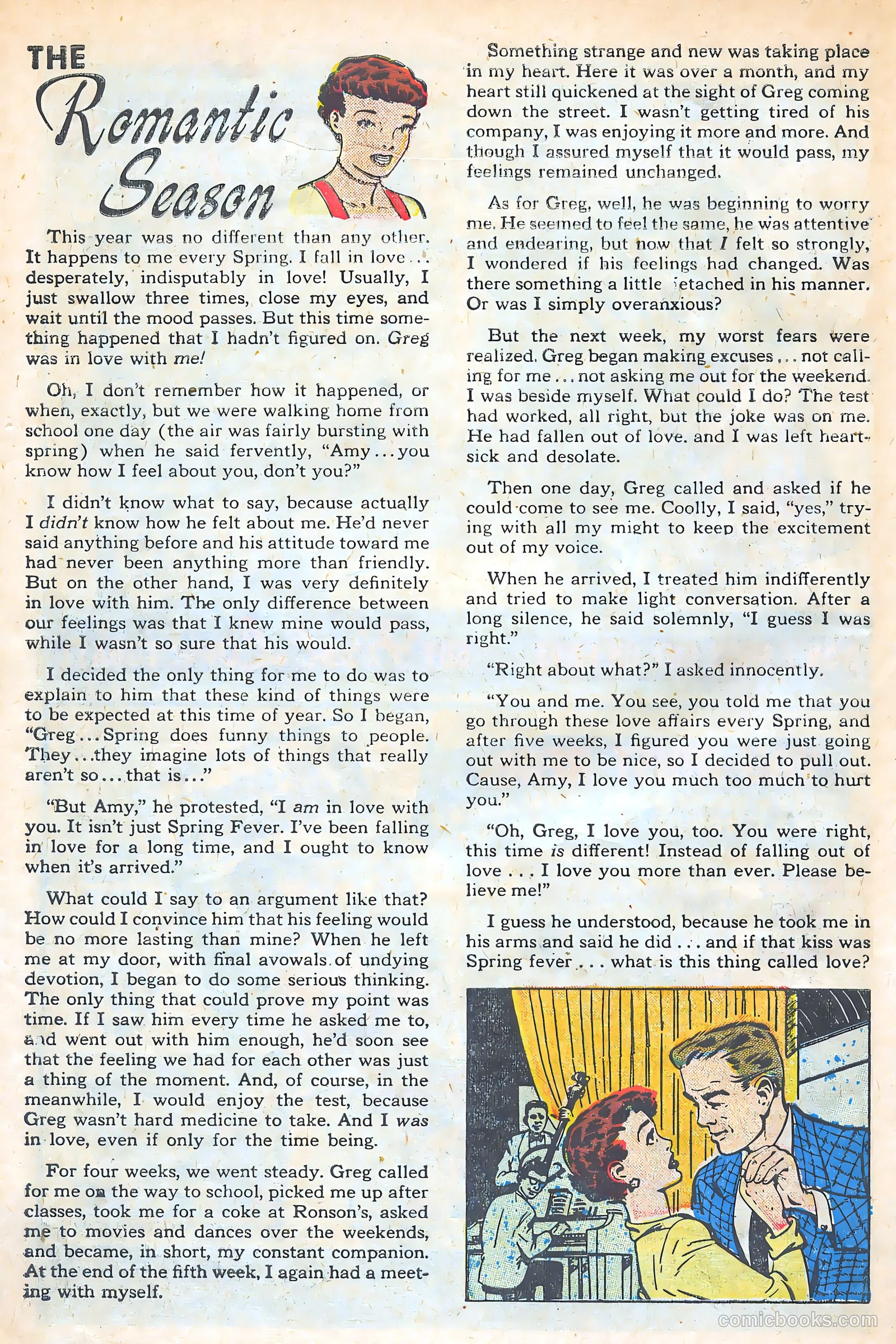 Love Illustrated #7 (1951) — page 34 of 36
