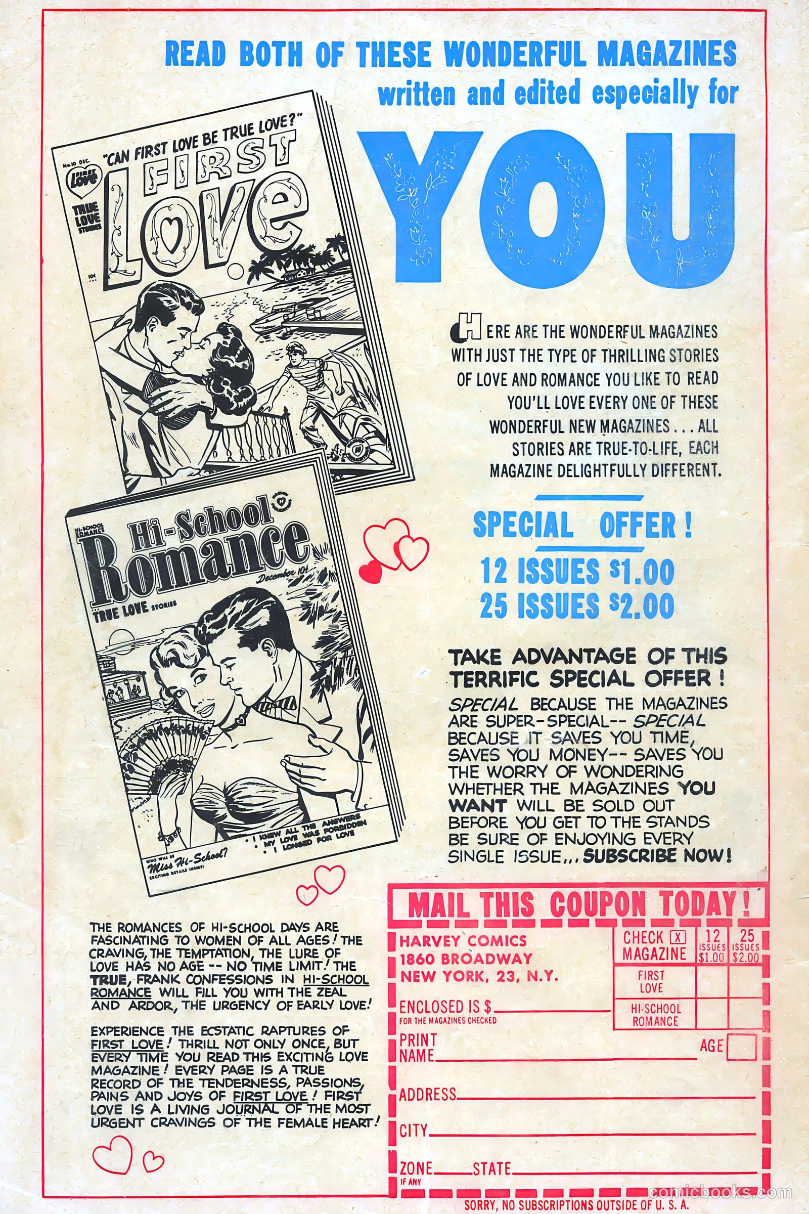 Love Illustrated #7 (1951) — page 36 of 36