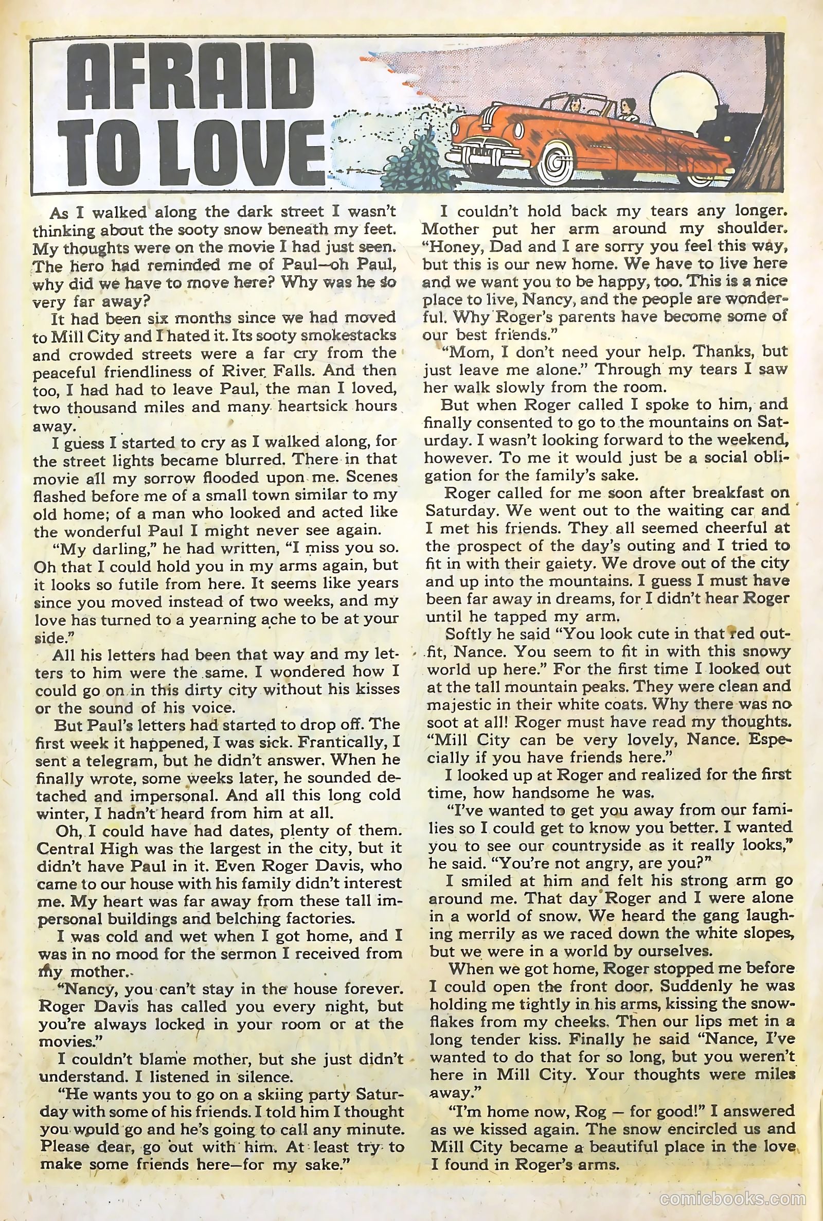 Love Illustrated #8 (1951) — page 32 of 35