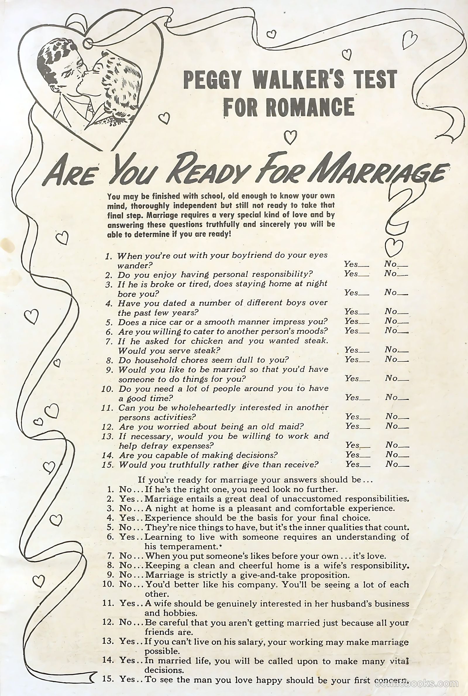 Love Illustrated #8 (1951) — page 34 of 35