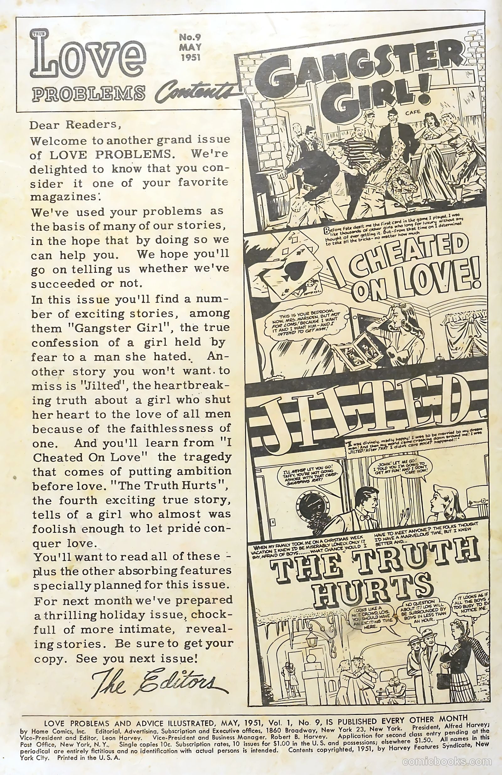 Love Illustrated #9 (1954) — page 2 of 36