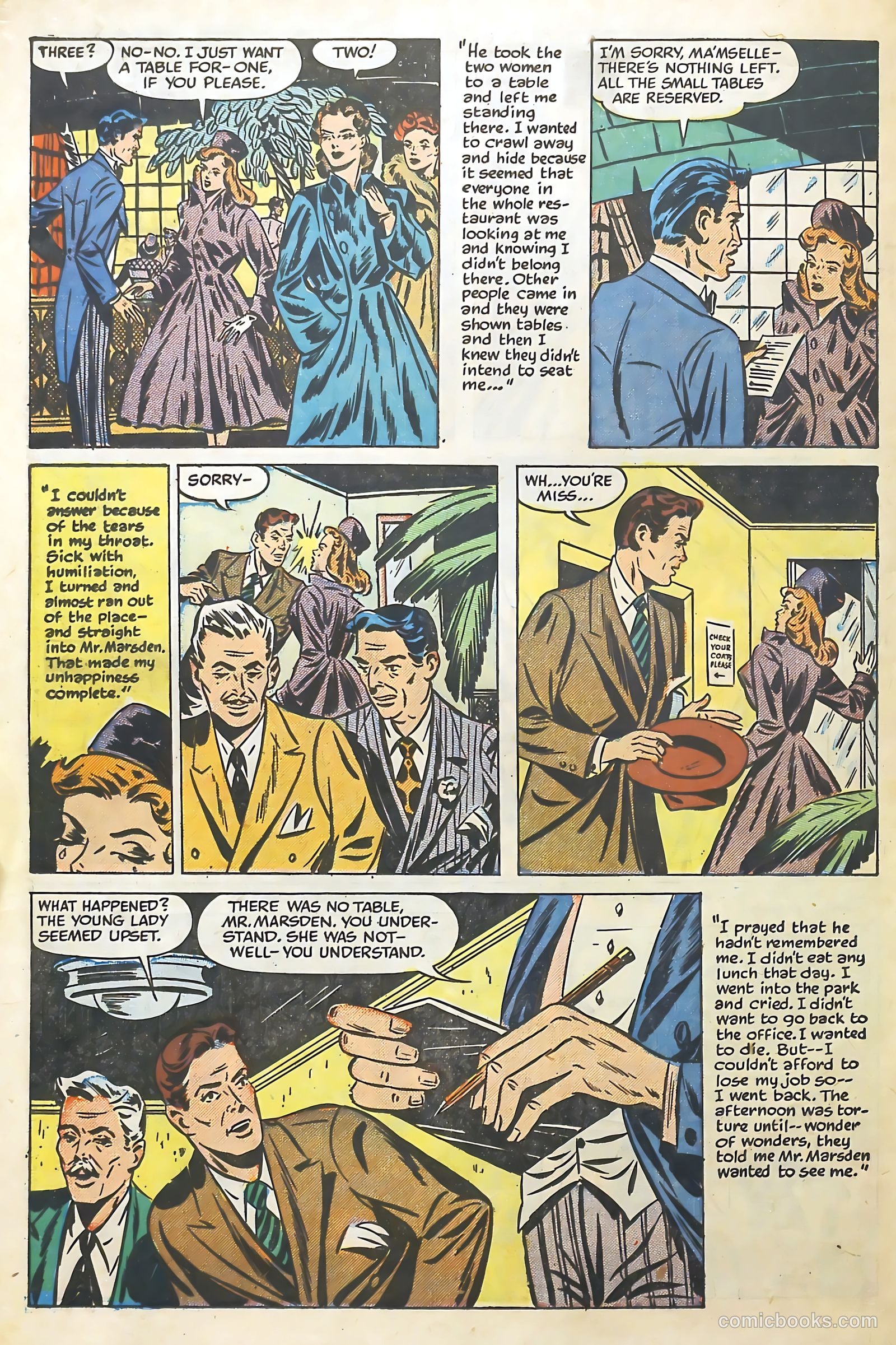 Love Illustrated #9 (1954) — page 22 of 36