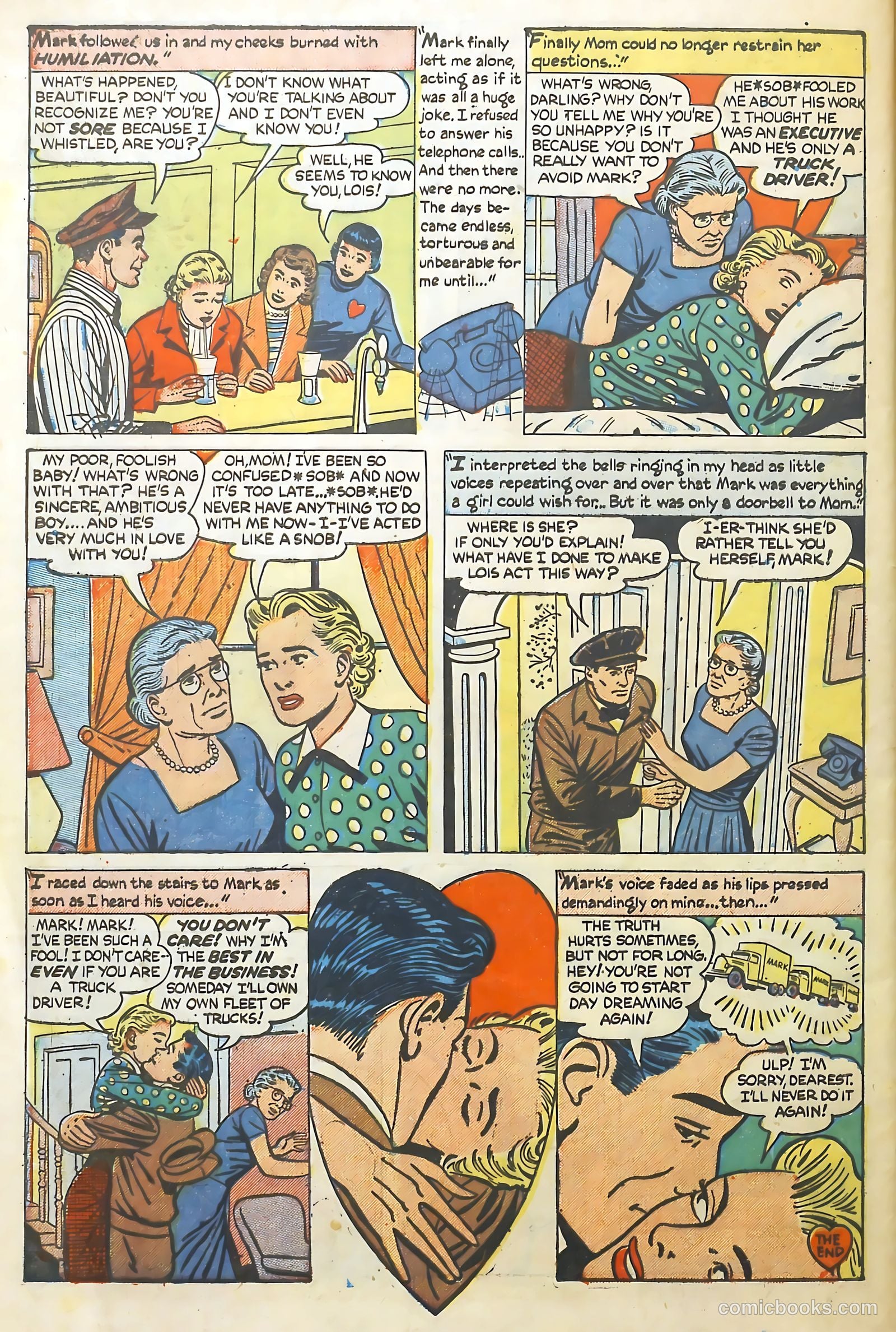 Love Illustrated #9 (1954) — page 32 of 36