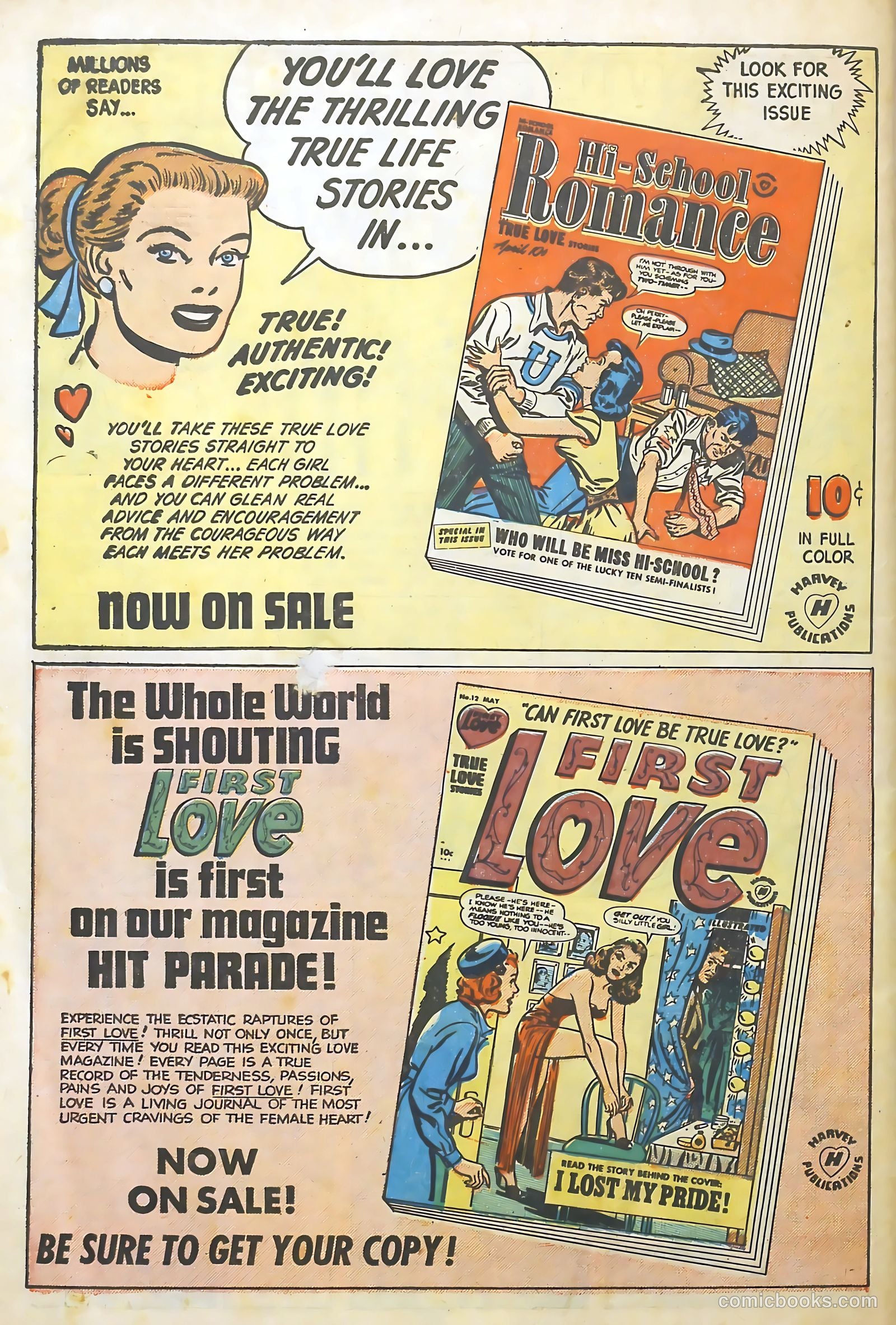 Love Illustrated #9 (1954) — page 34 of 36