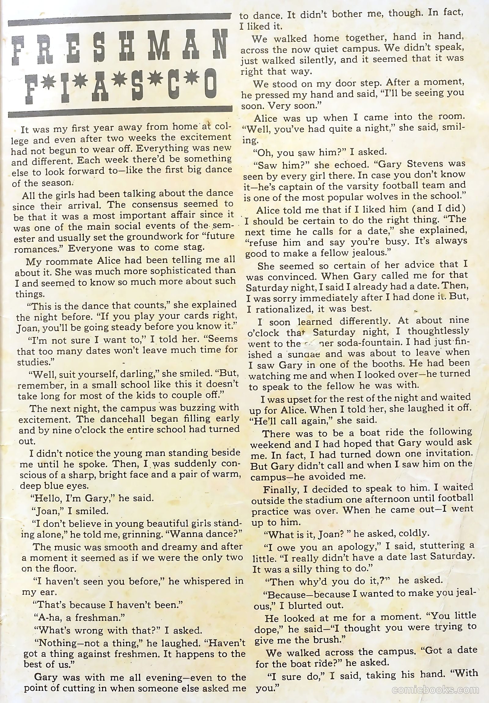 Love Illustrated #9 (1954) — page 35 of 36