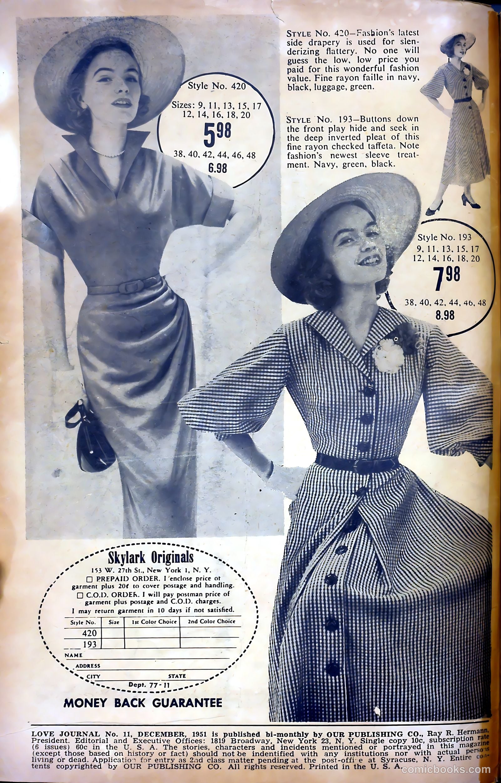 Love Journal #11 (1951) — page 2 of 36