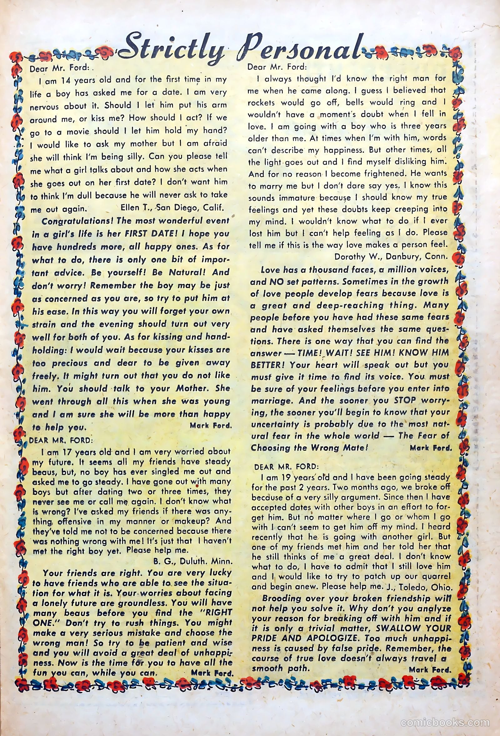 Love Journal #11 (1951) — page 25 of 36