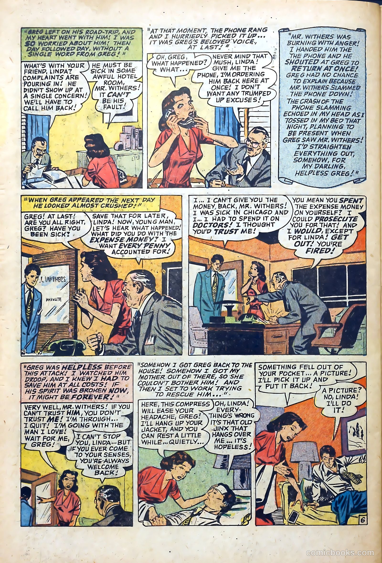 Love Journal #11 (1951) — page 32 of 36