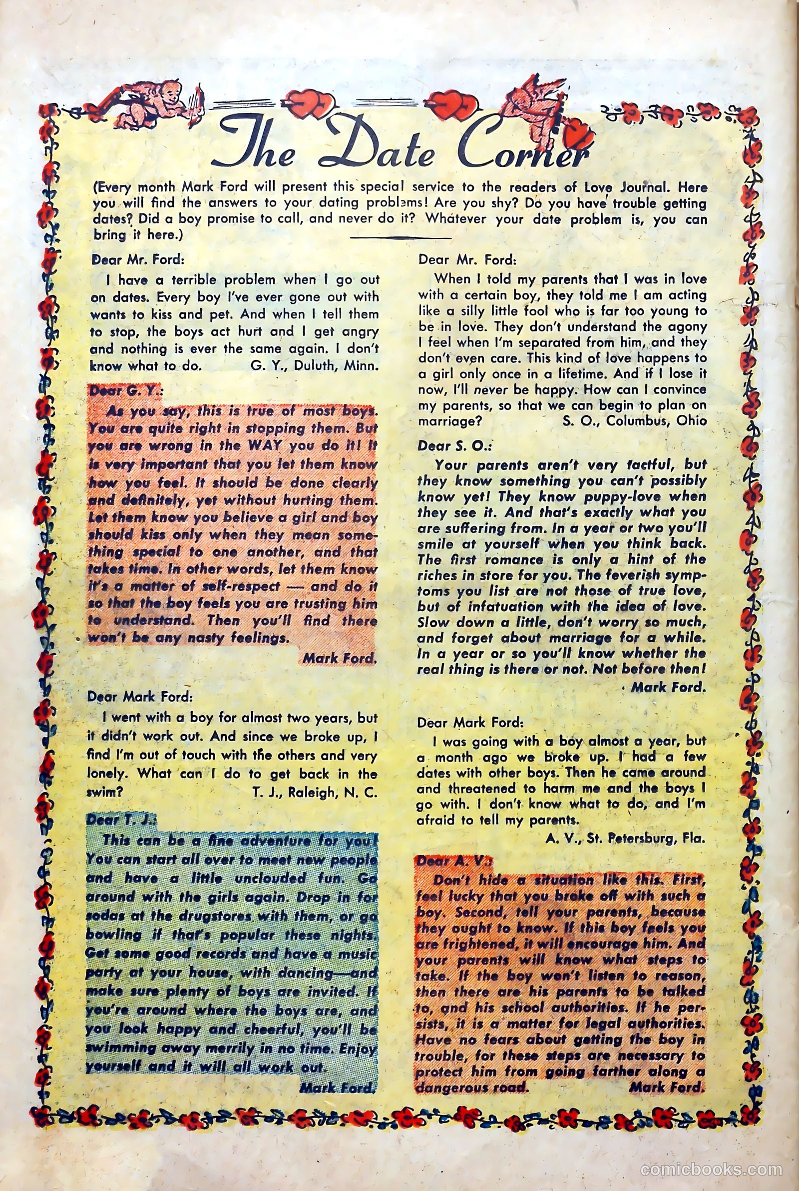Love Journal #12 (1952) — page 26 of 37