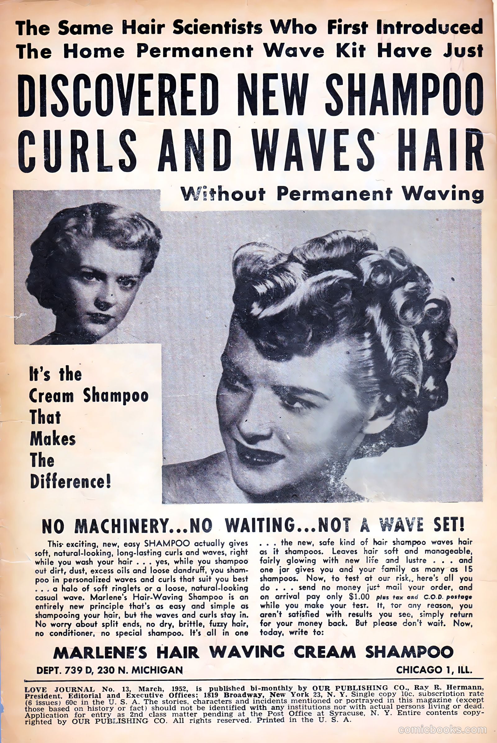 Love Journal #13 (1952) — page 2 of 36
