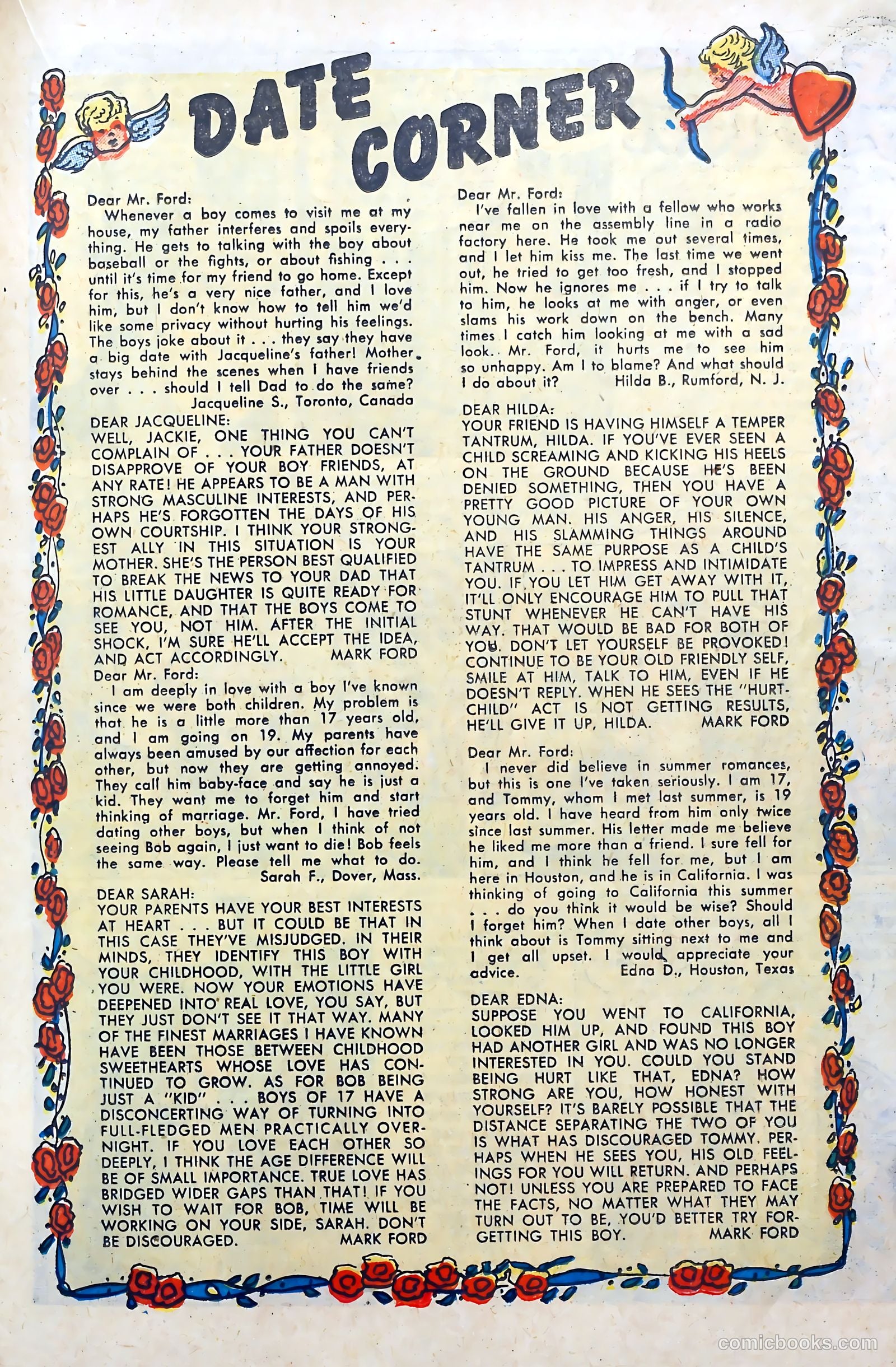 Love Journal #15 (1952) — page 20 of 33