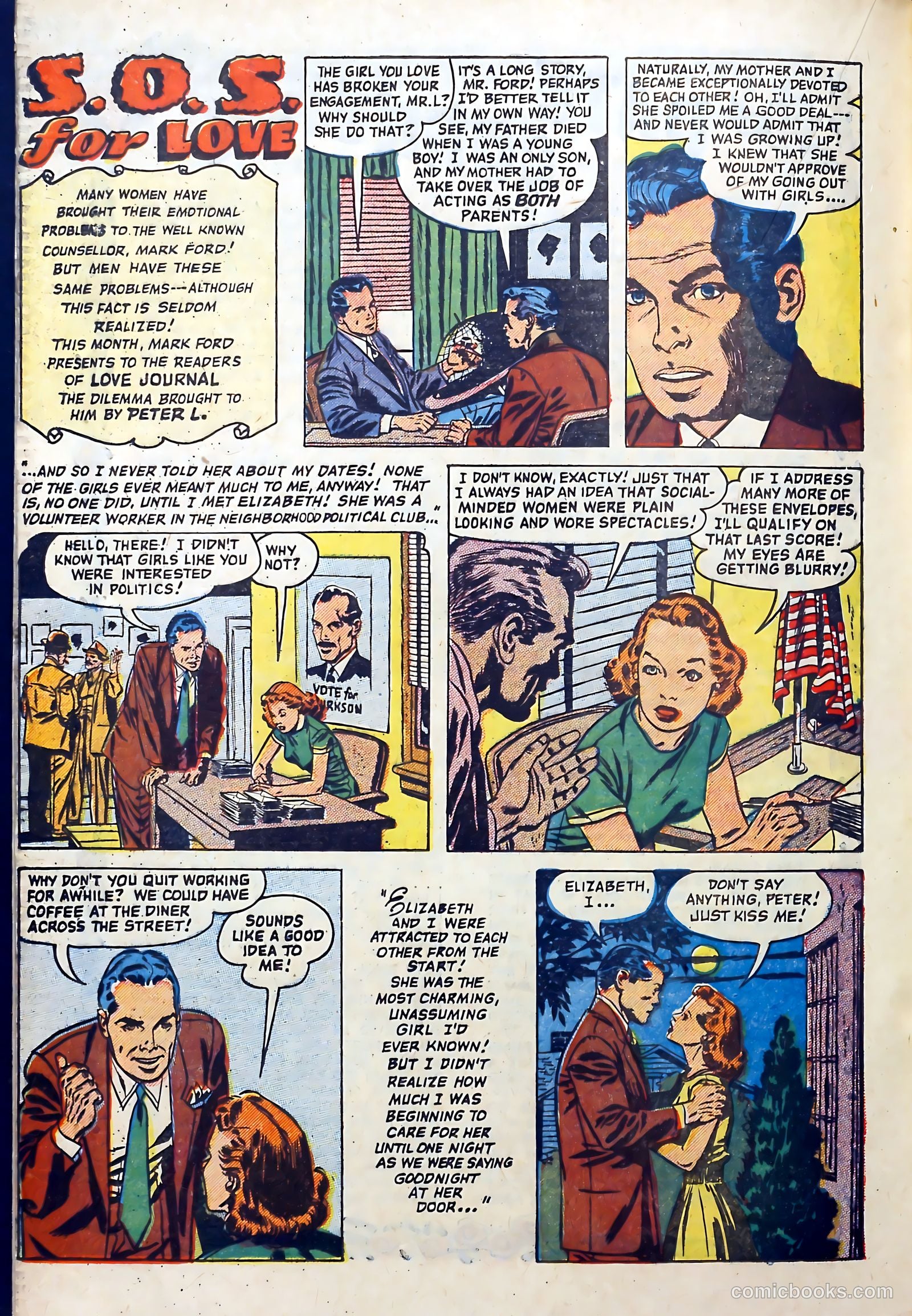 Love Journal #15 (1952) — page 21 of 33