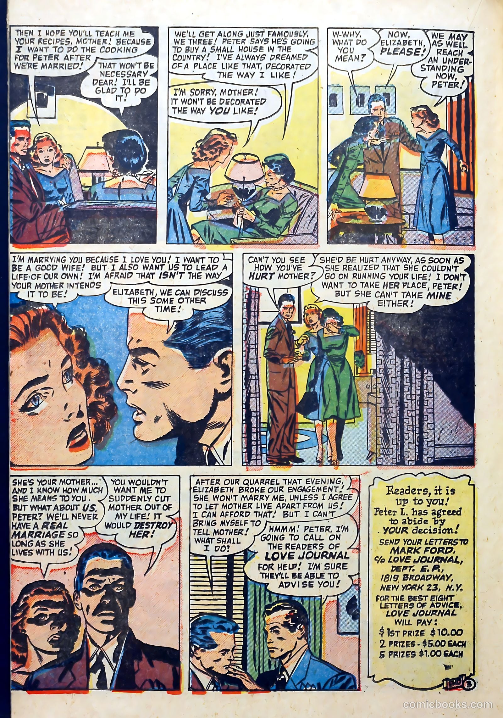Love Journal #15 (1952) — page 23 of 33