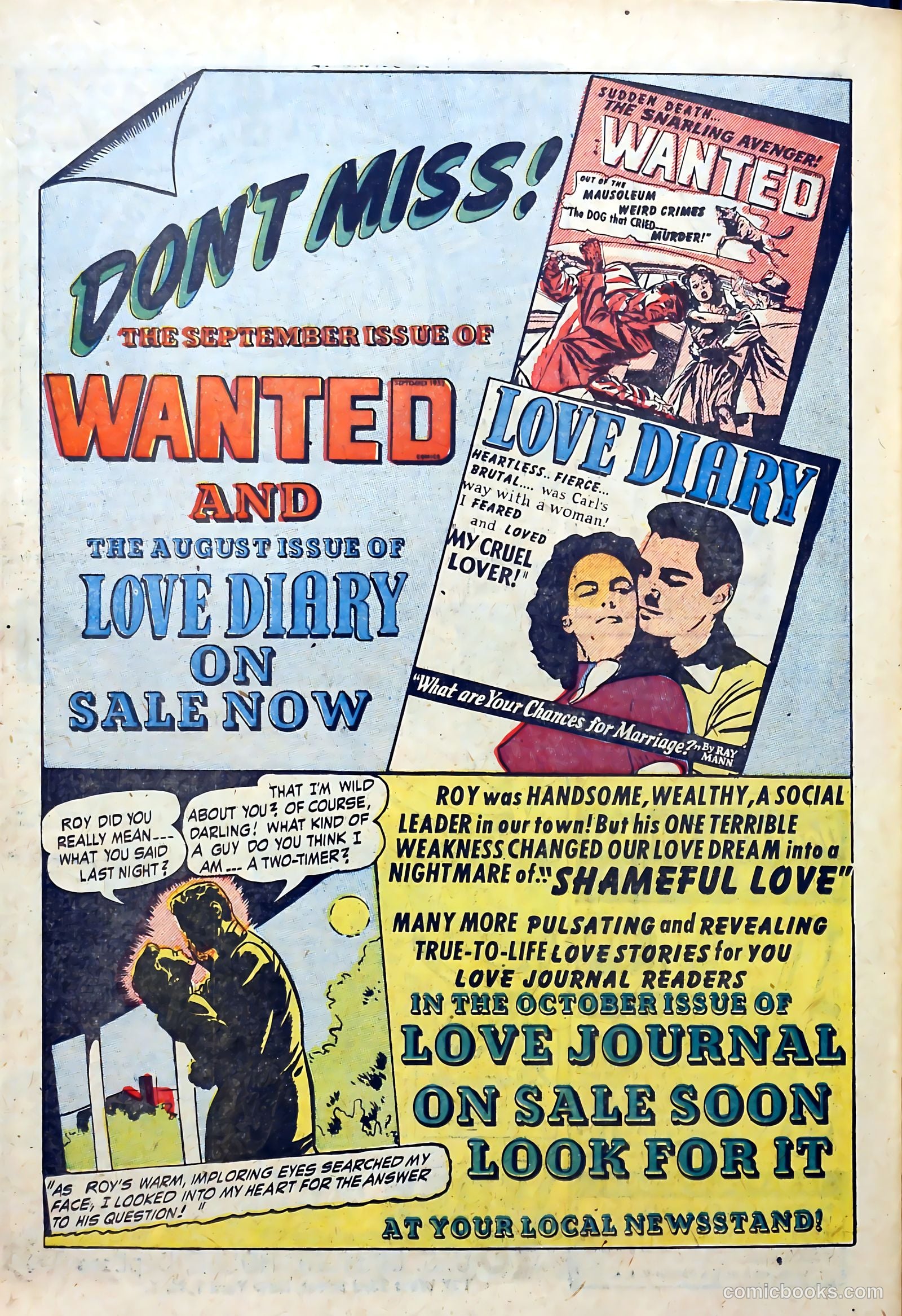 Love Journal #15 (1952) — page 25 of 33
