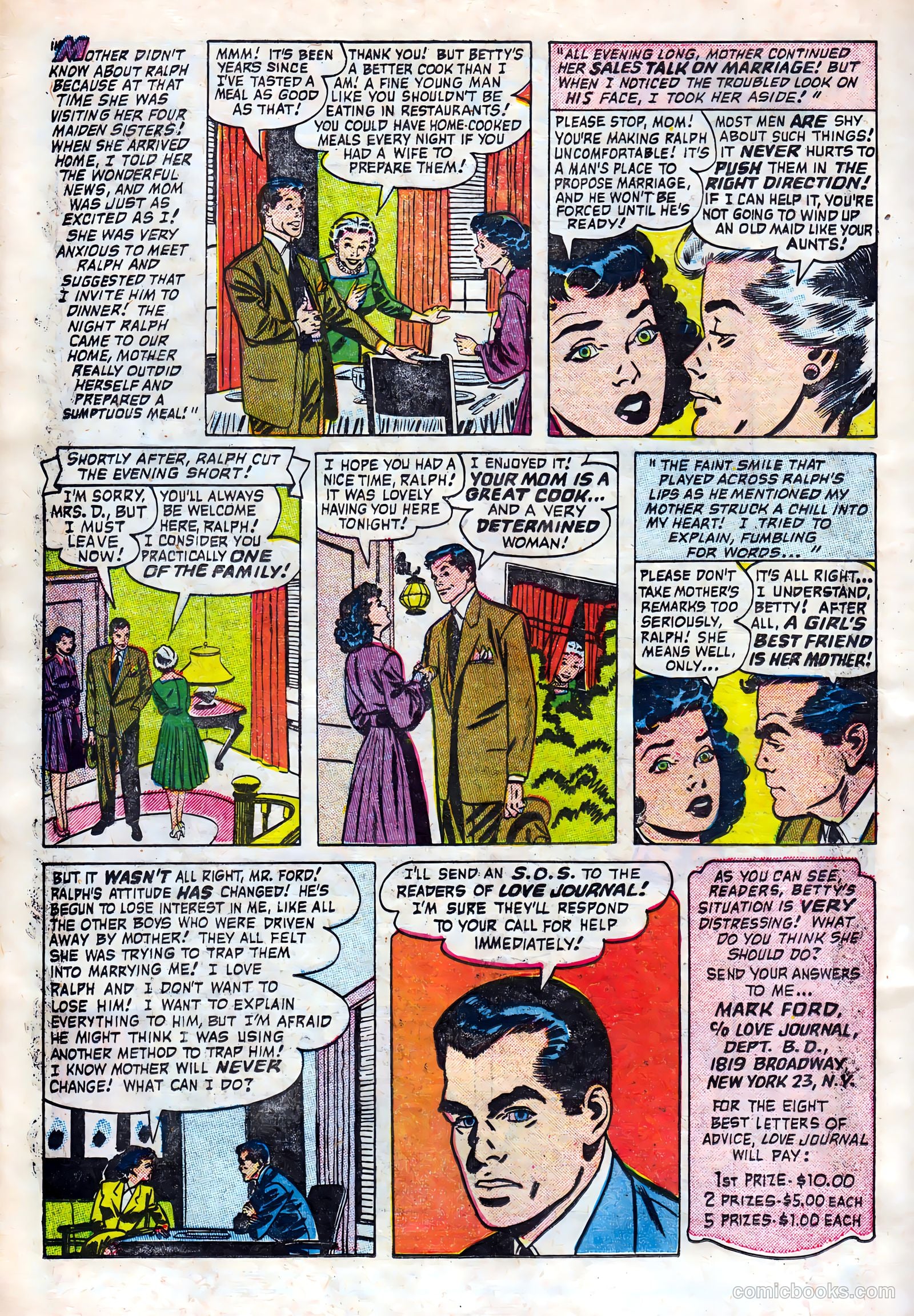 Love Journal #16 (1952) — page 25 of 37