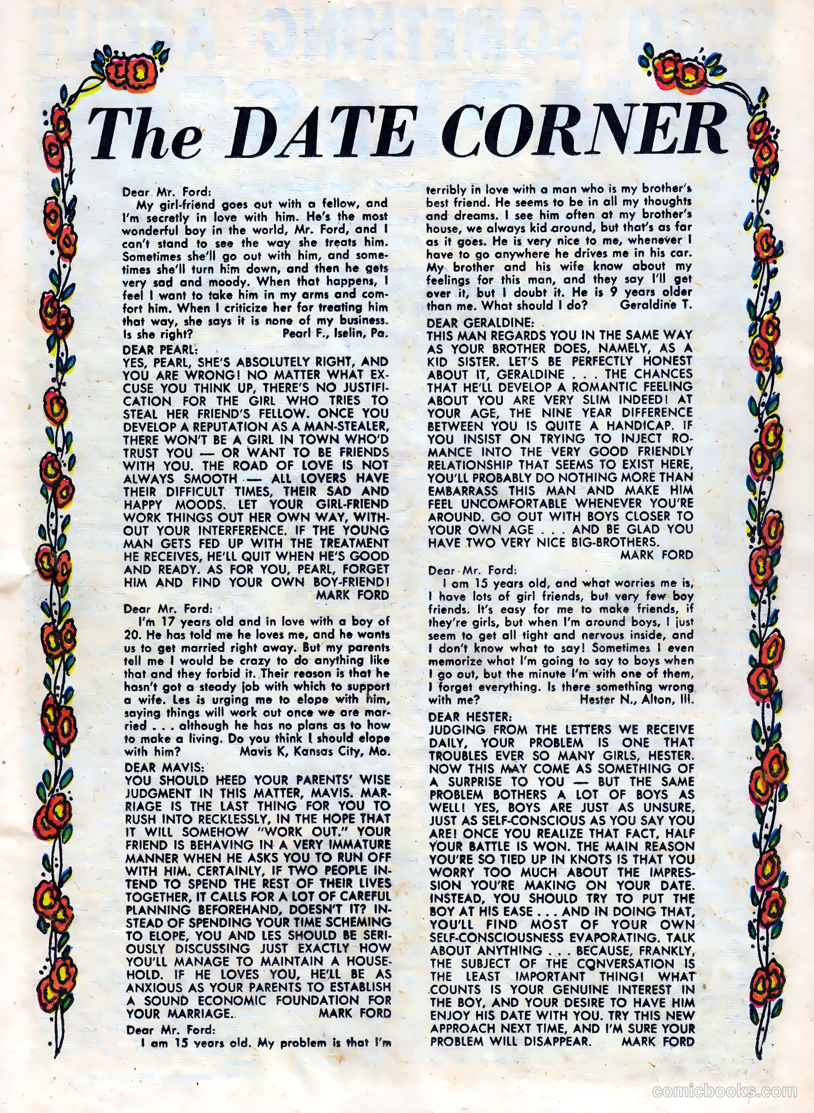 Love Journal #16 (1952) — page 26 of 37